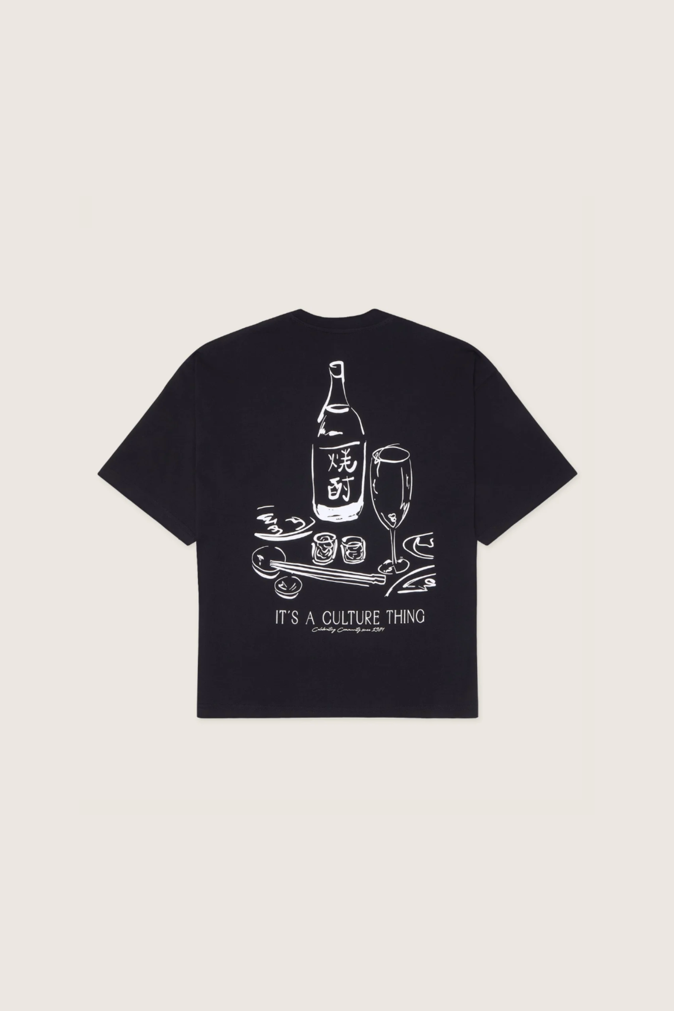 BEAM CULTURE T-SHIRT - BLACK