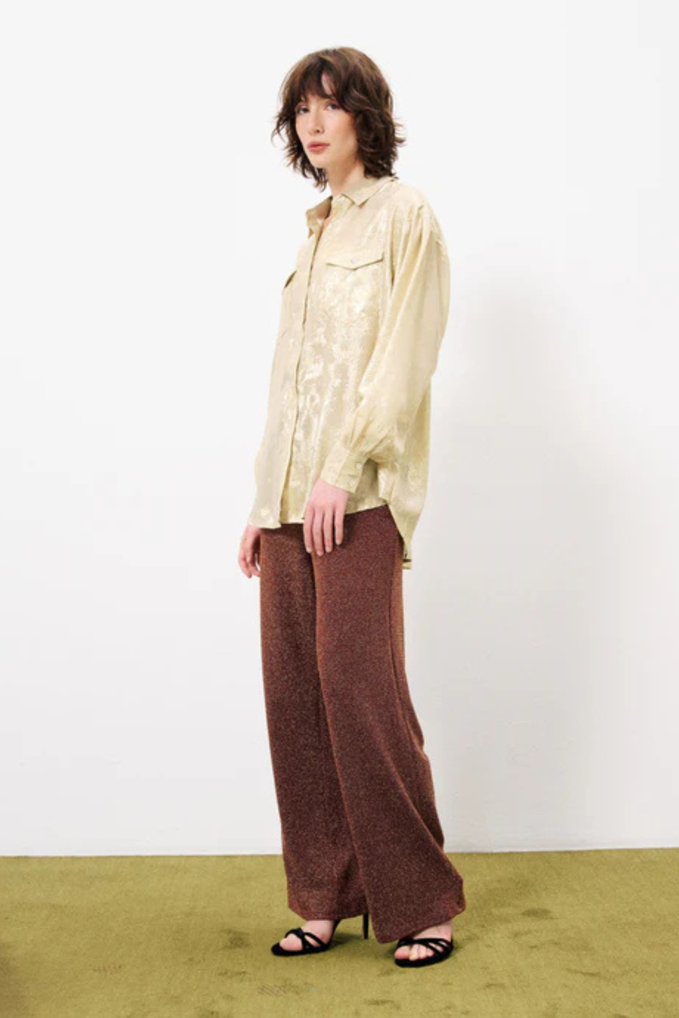HAIDI SHIRT - CHAMPAGNE