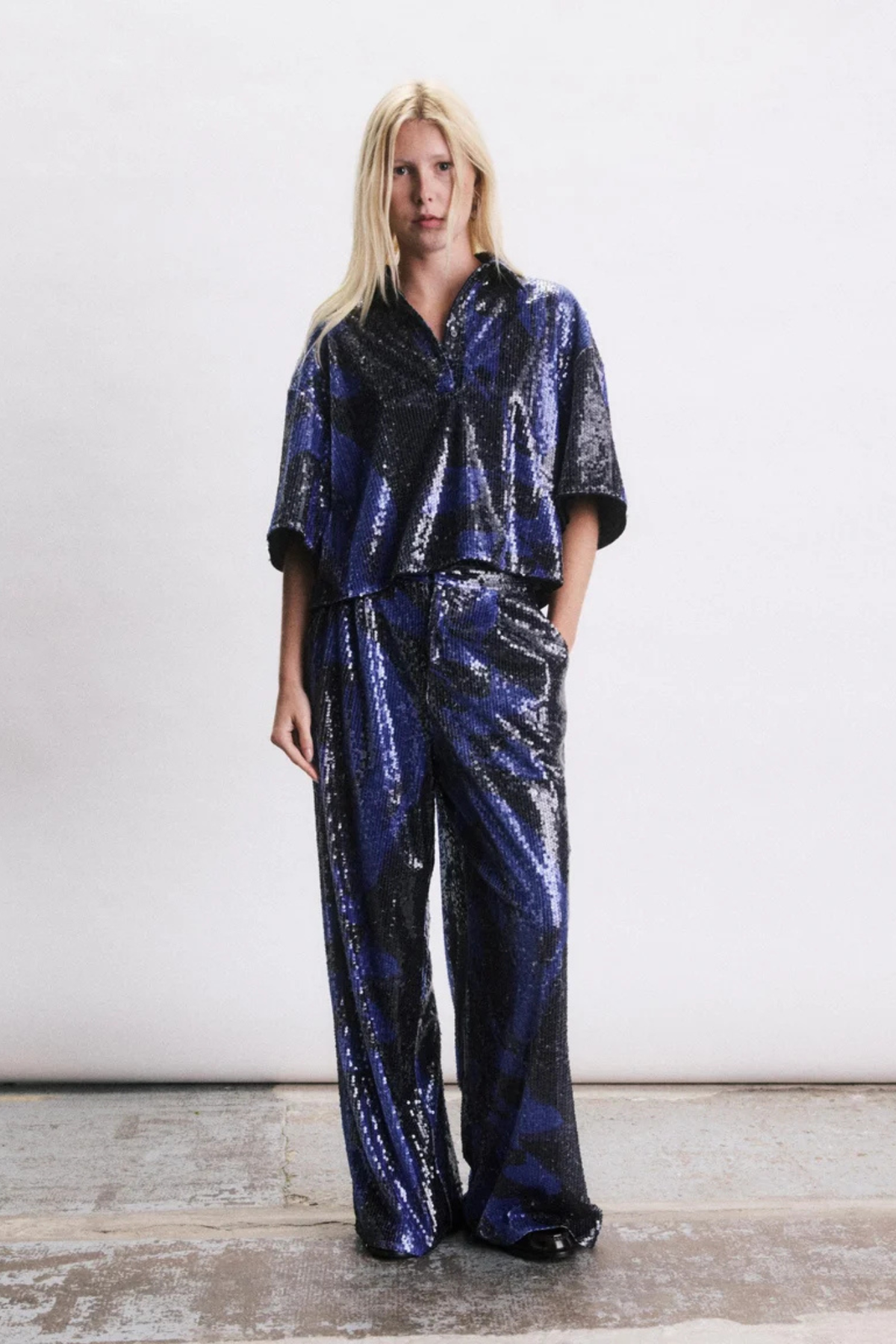 FLETCHER SHIRT - DELPHINIUM