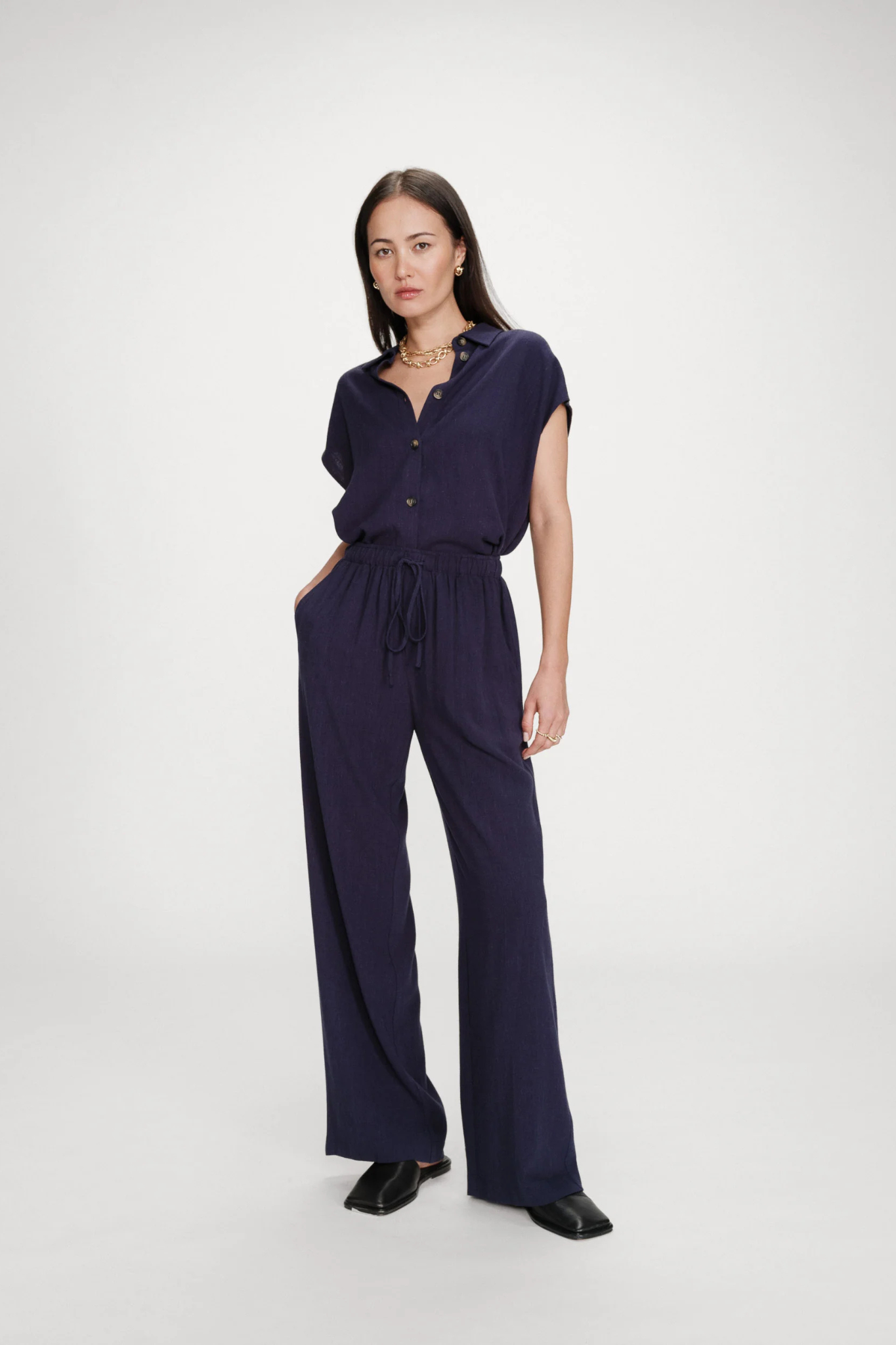 RAVEN PANTS - MARINE