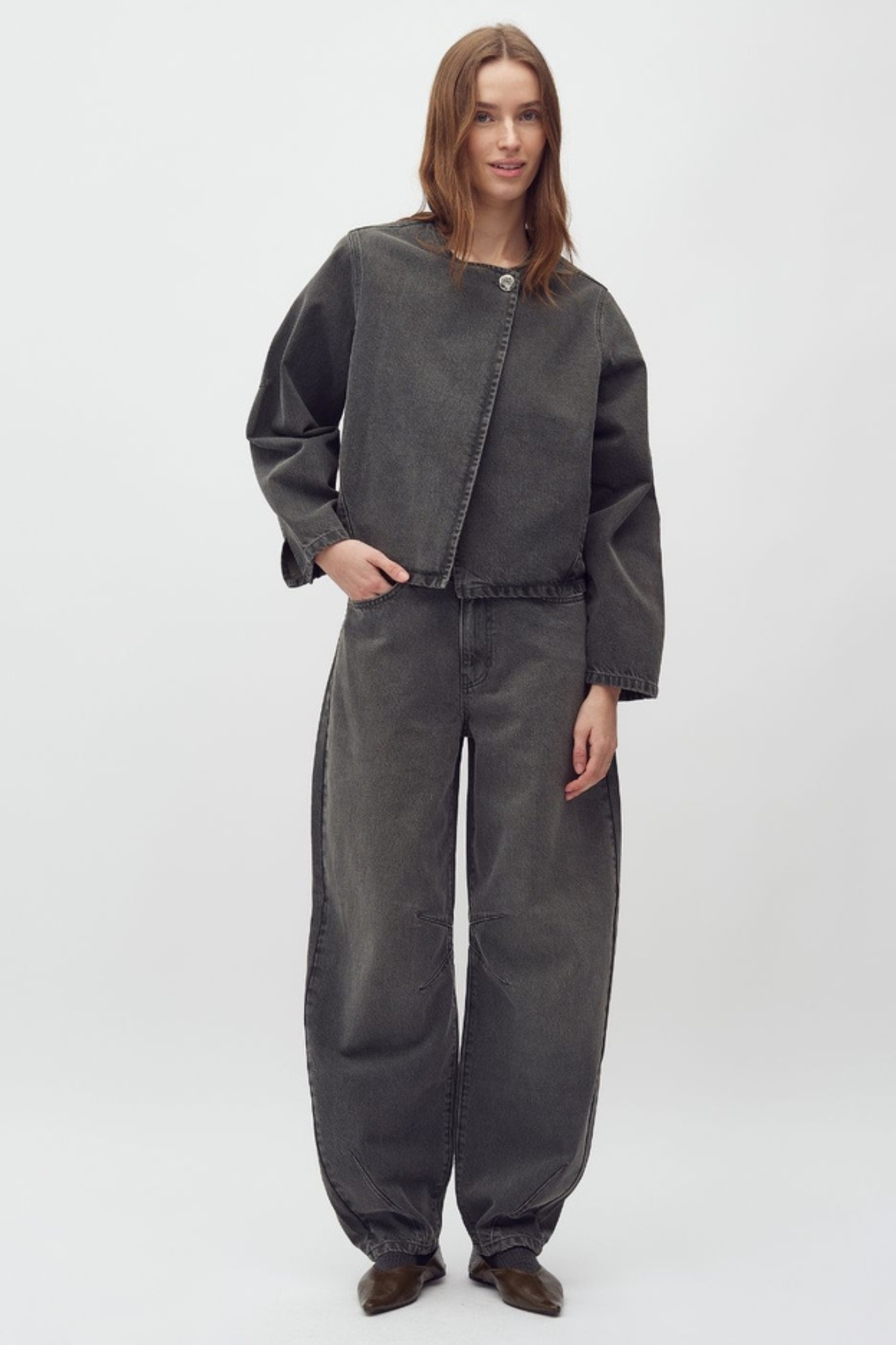 EXANA JACKET - KHAKI GREEN WASH