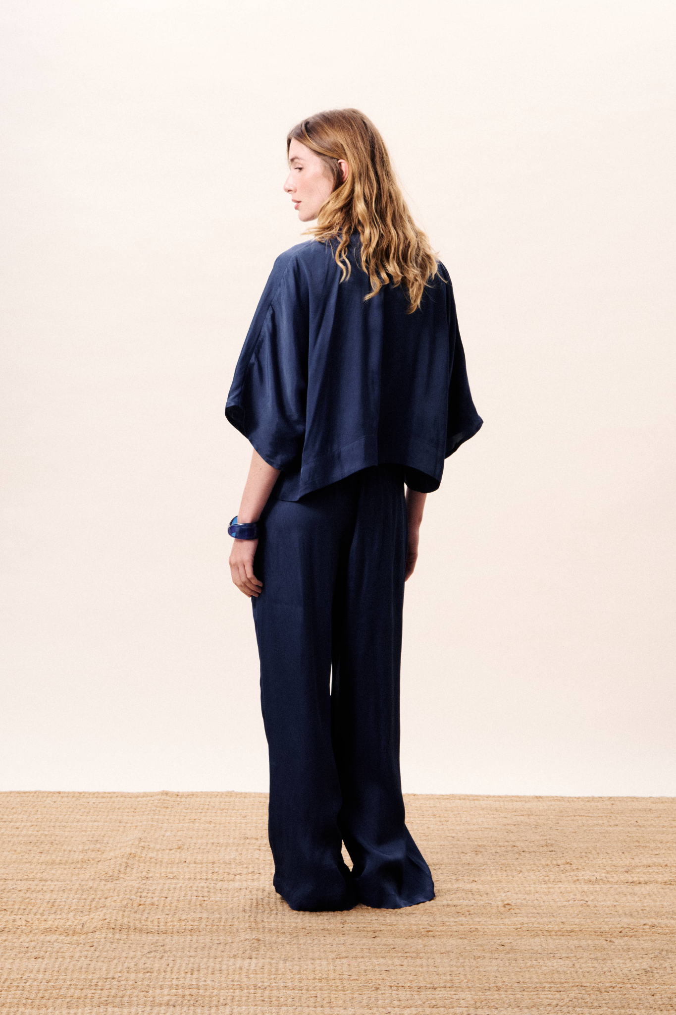 ECUME PANTS - NAVY BLUE