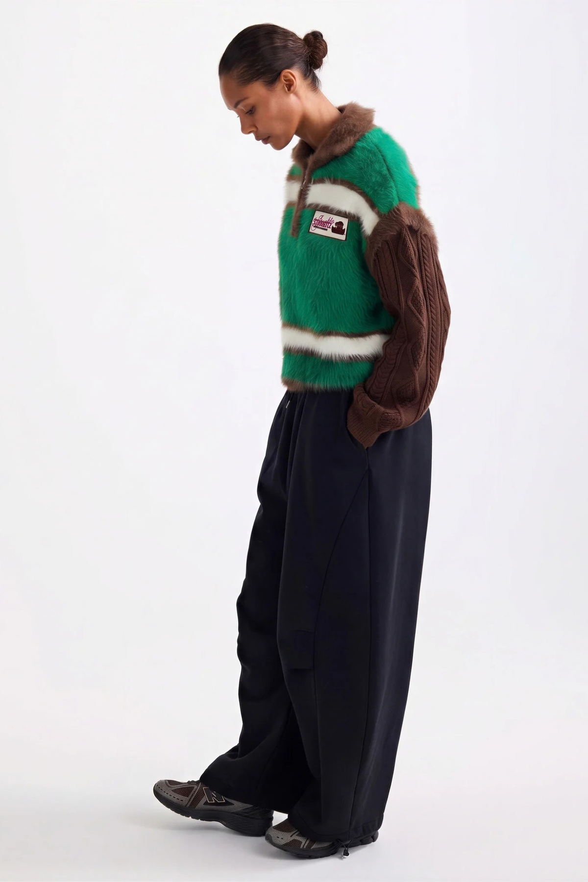 SANTO KNITTED SWEATER - GREEN