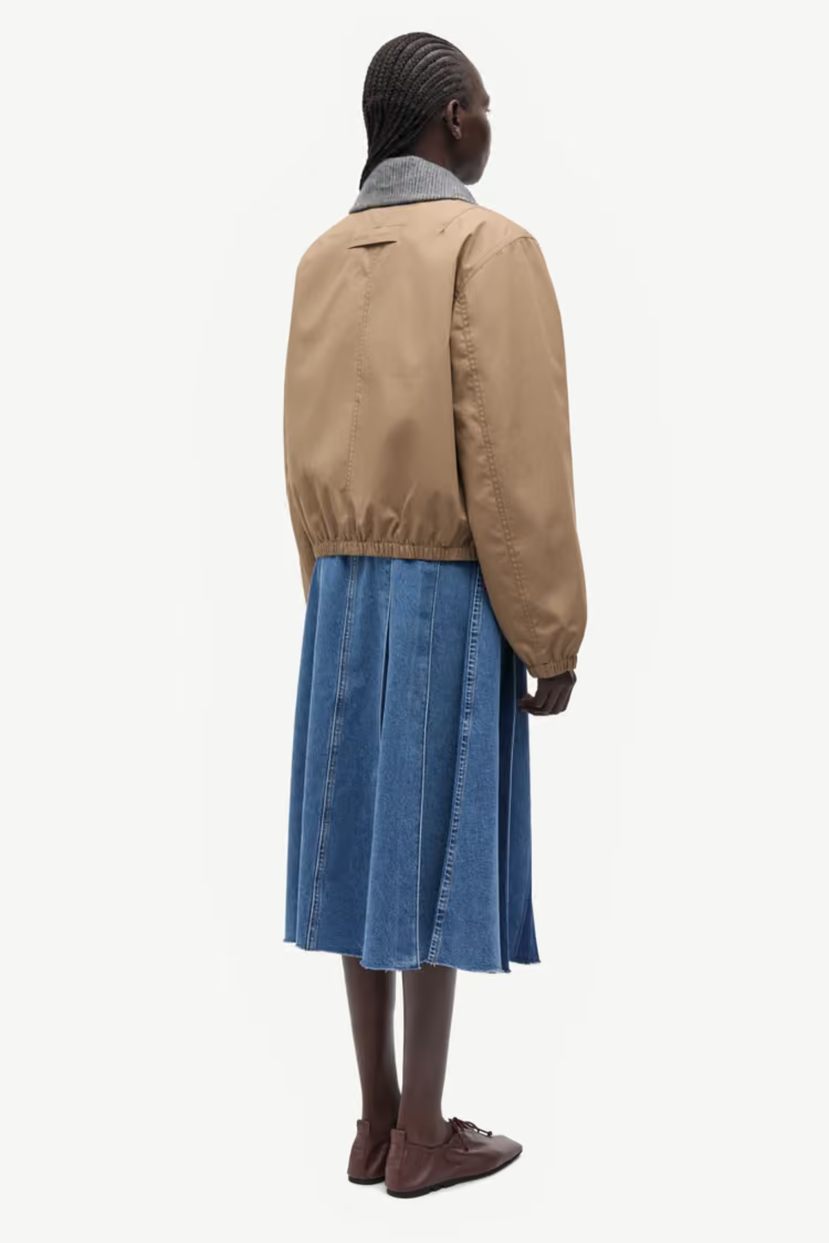 BIANCO JACKET - LEAD GREY