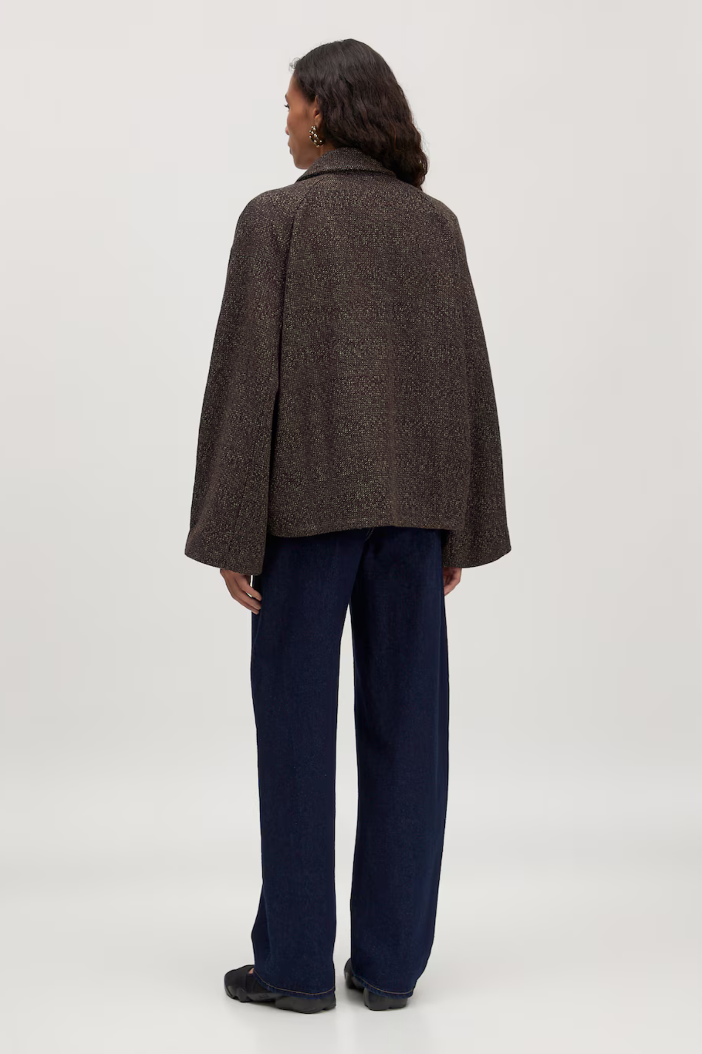 DARLIN WOOL JACKET - BROWN