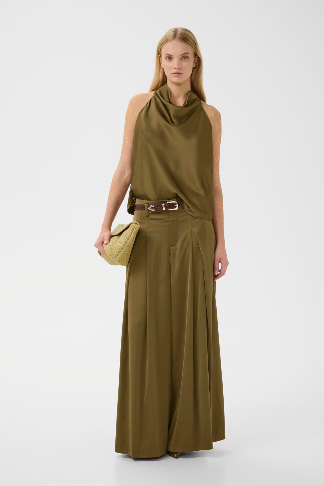 CERINA SL TOP - MILITARY OLIVE/GREEN