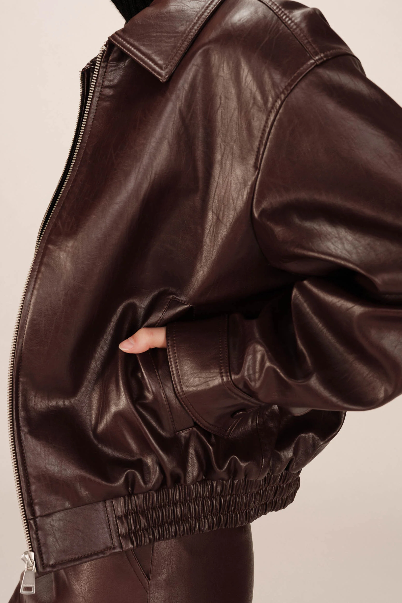 SUNISA JACKET - BORDEAUX