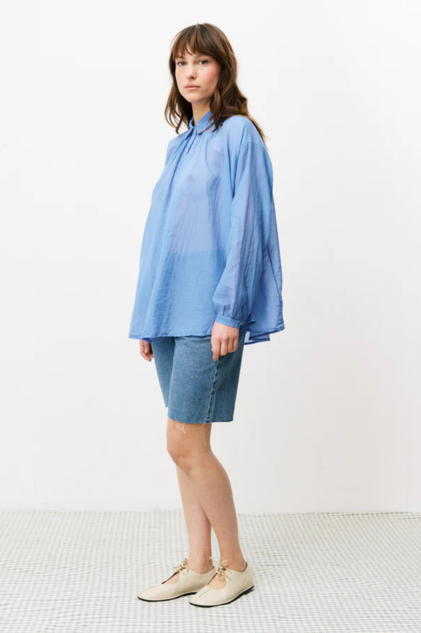 LAMIA SHIRT - BLEU LAVENDER