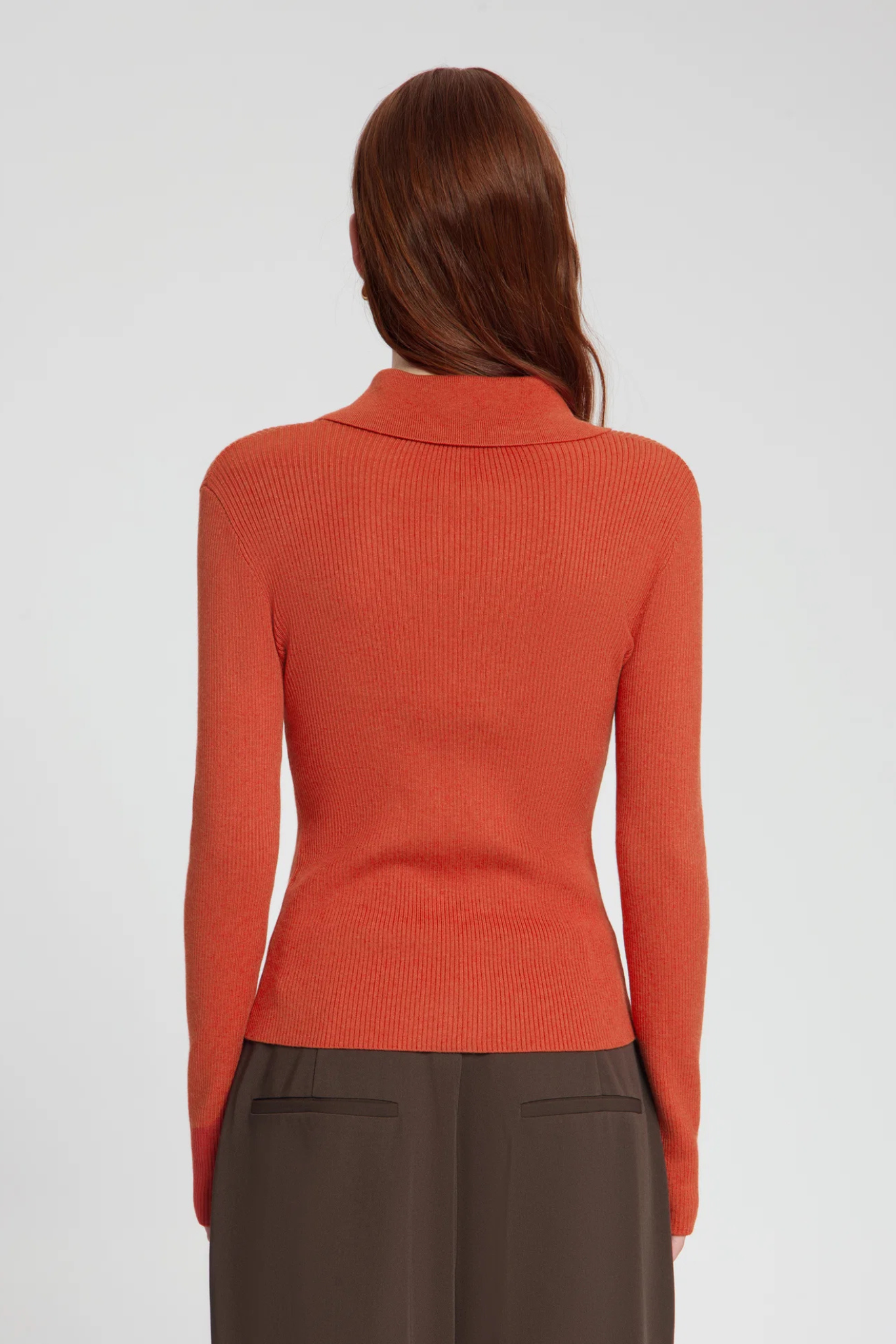 MAYA KNIT TOP - ORANGE