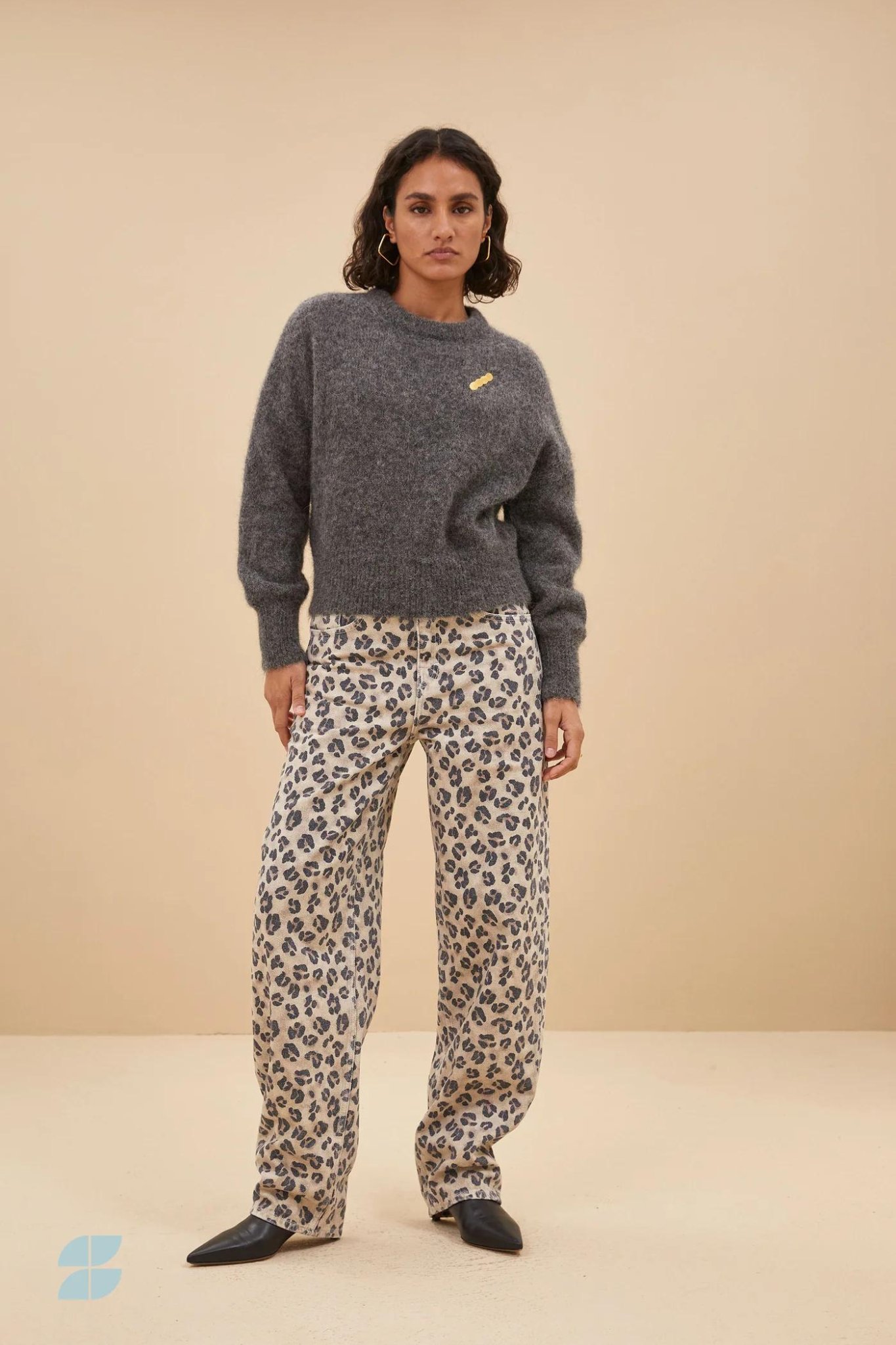 SONNY NATURAL PULLOVER - DARK GREY MELANGE