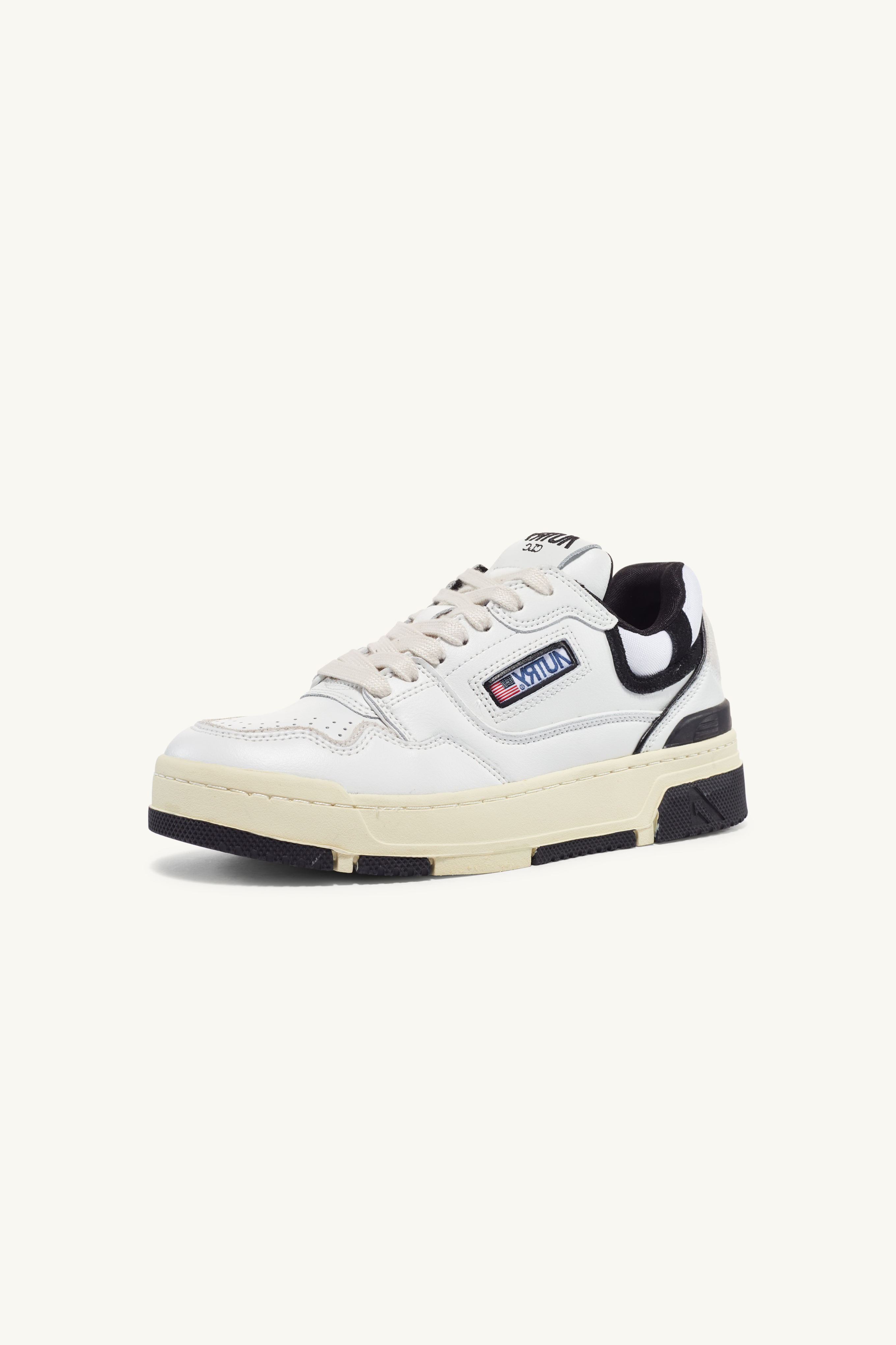 ROLW-MM04 - CLC SNEAKERS IN WHITE LEATHER AND BLACK