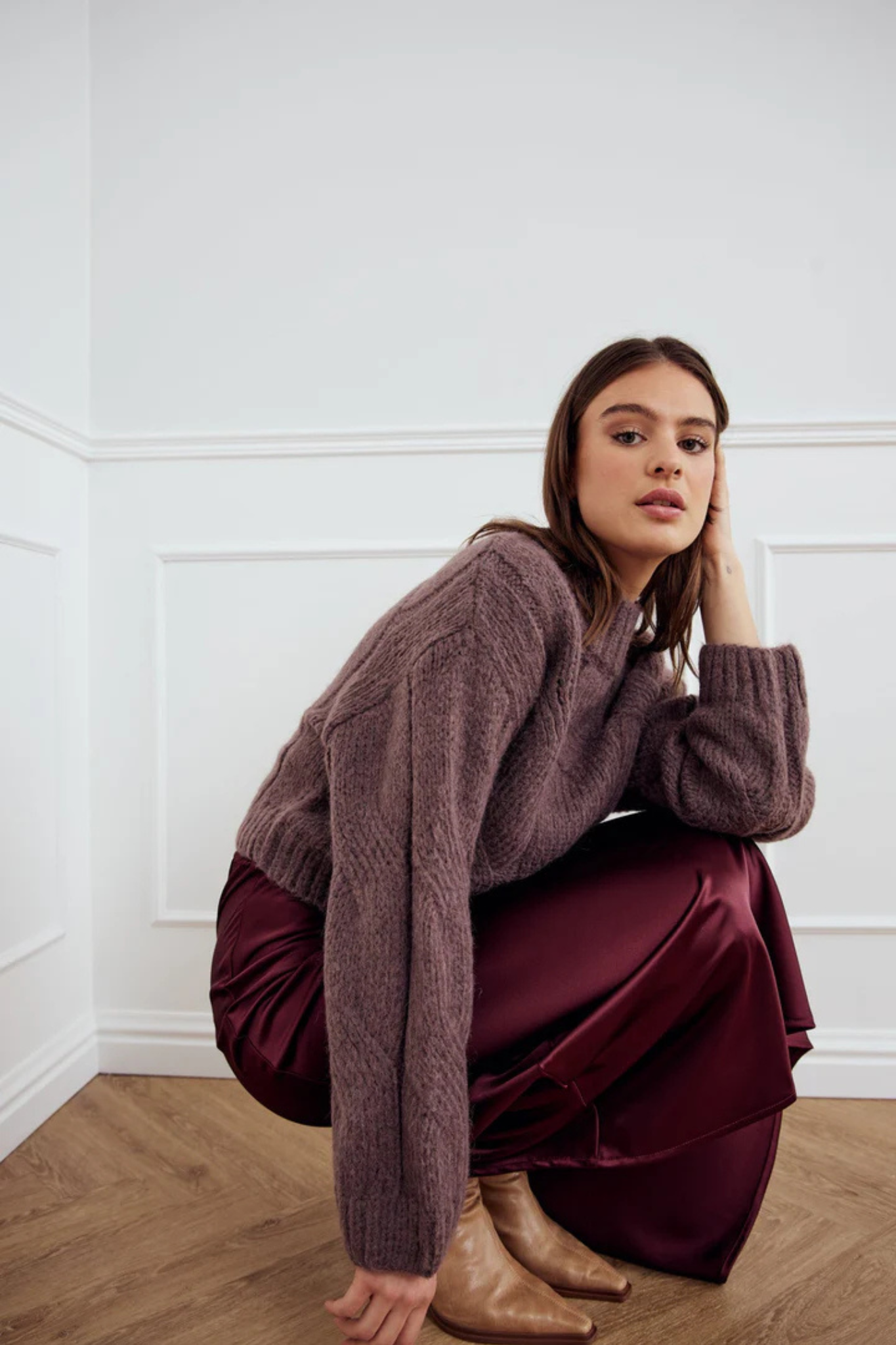 LYNX KNIT - MOREL