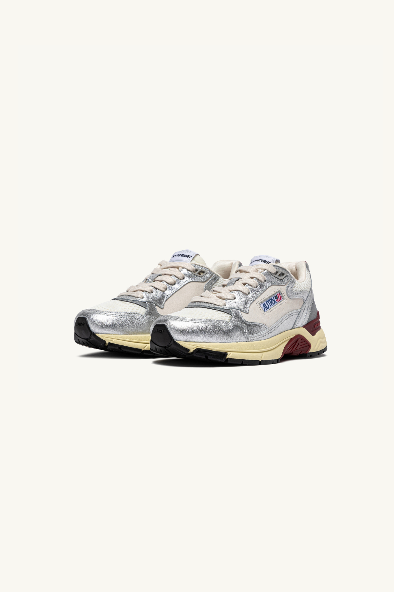 HYLW-EM03 - HYPERWAY LOW WOMEN SNEAKERS - MLEA/SU/MESH SILV/SYRA