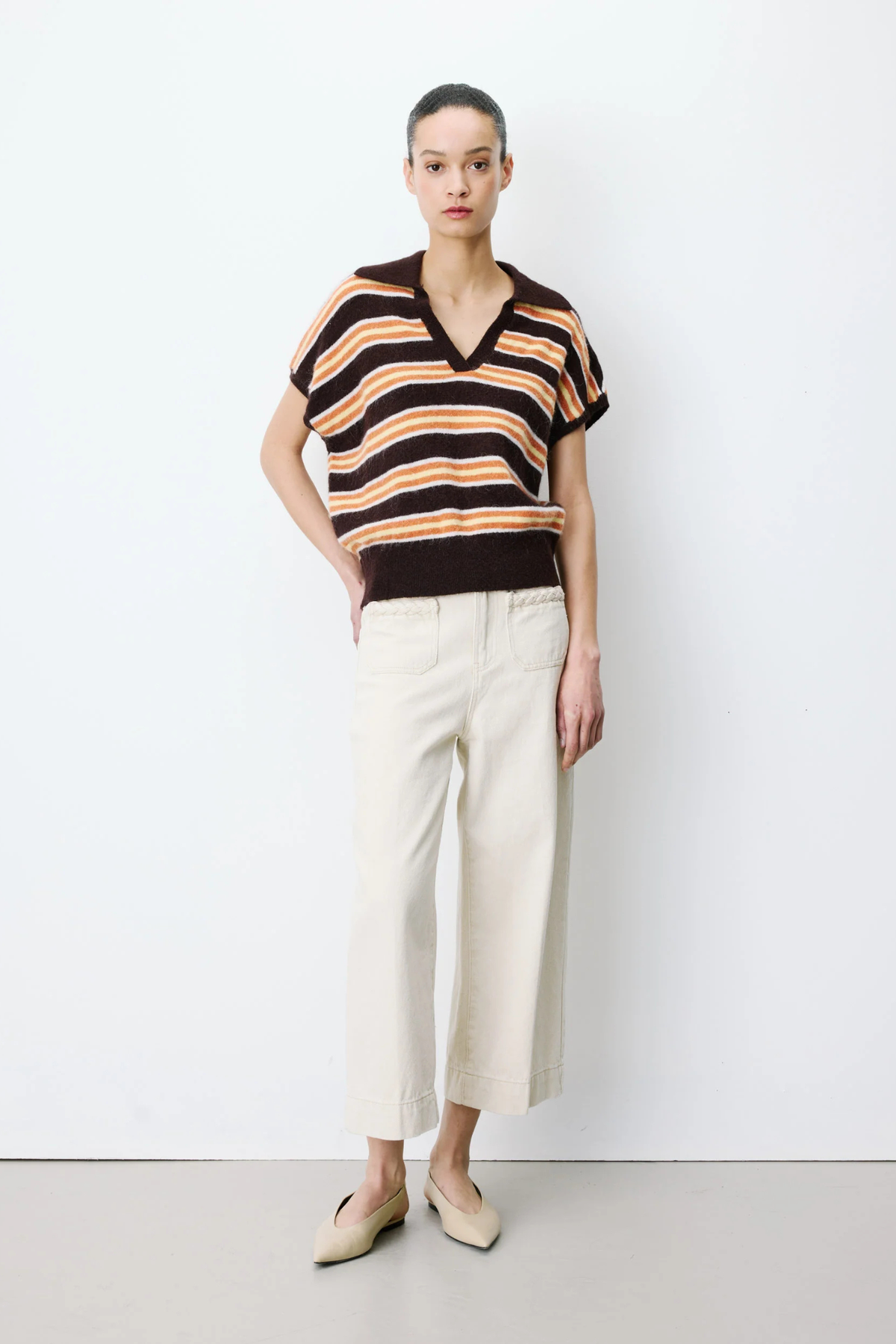 AIZEN SWEATER - CHOCOLAT