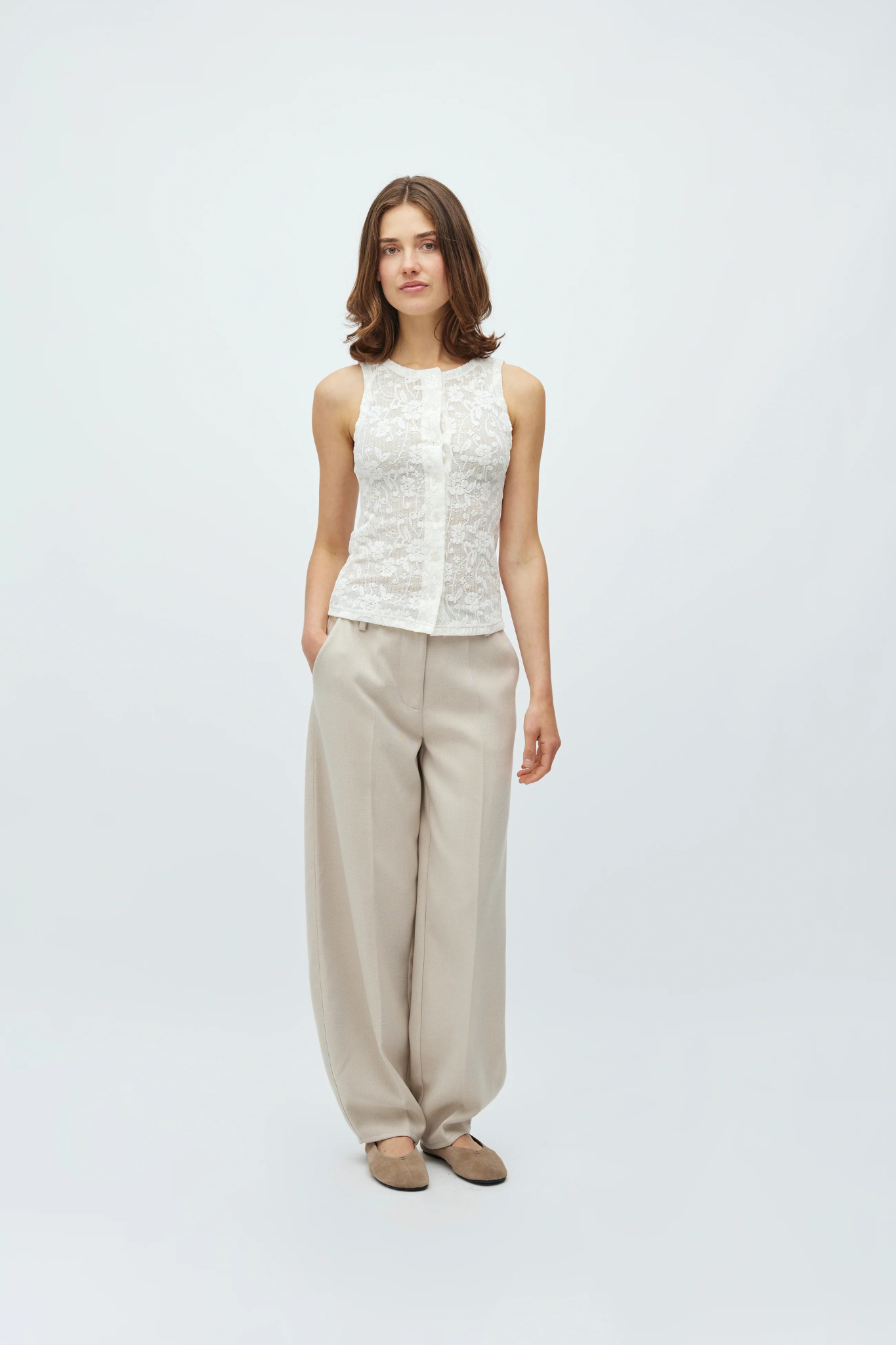 RAYLAN ALIVIA TOP - SUGAR