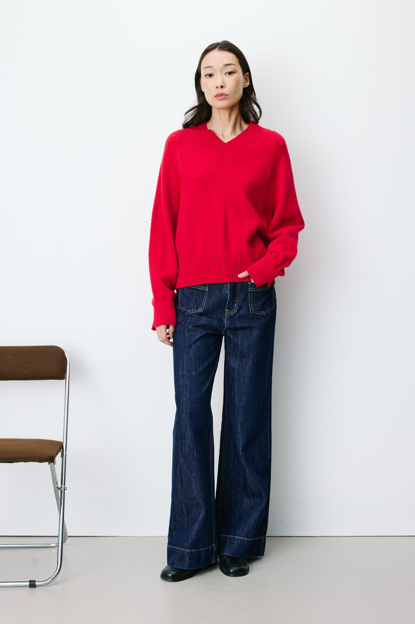 ALDEN PULLOVER - RED