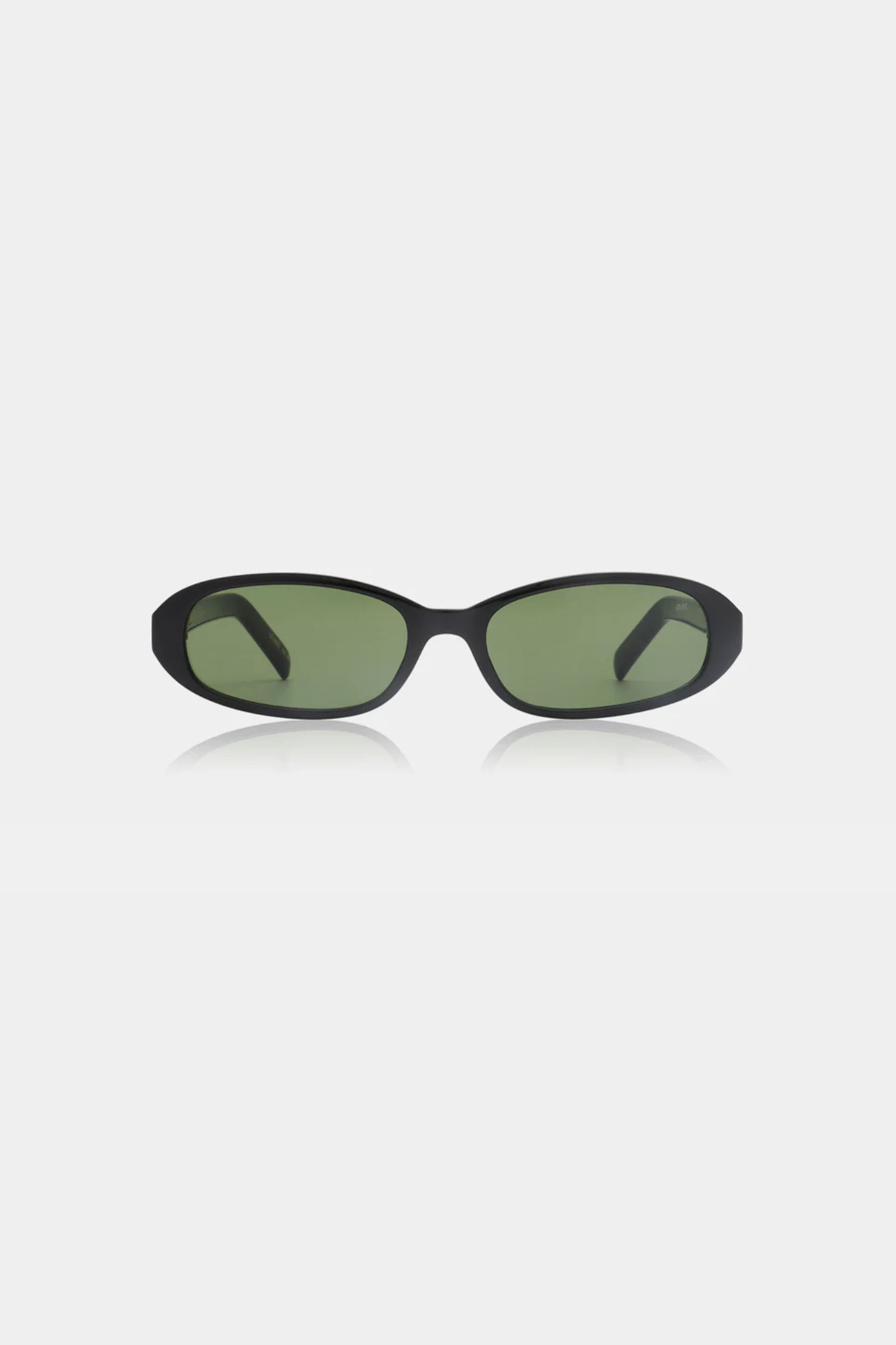 A. Kjaerbede macy sunglasses in black. Front view