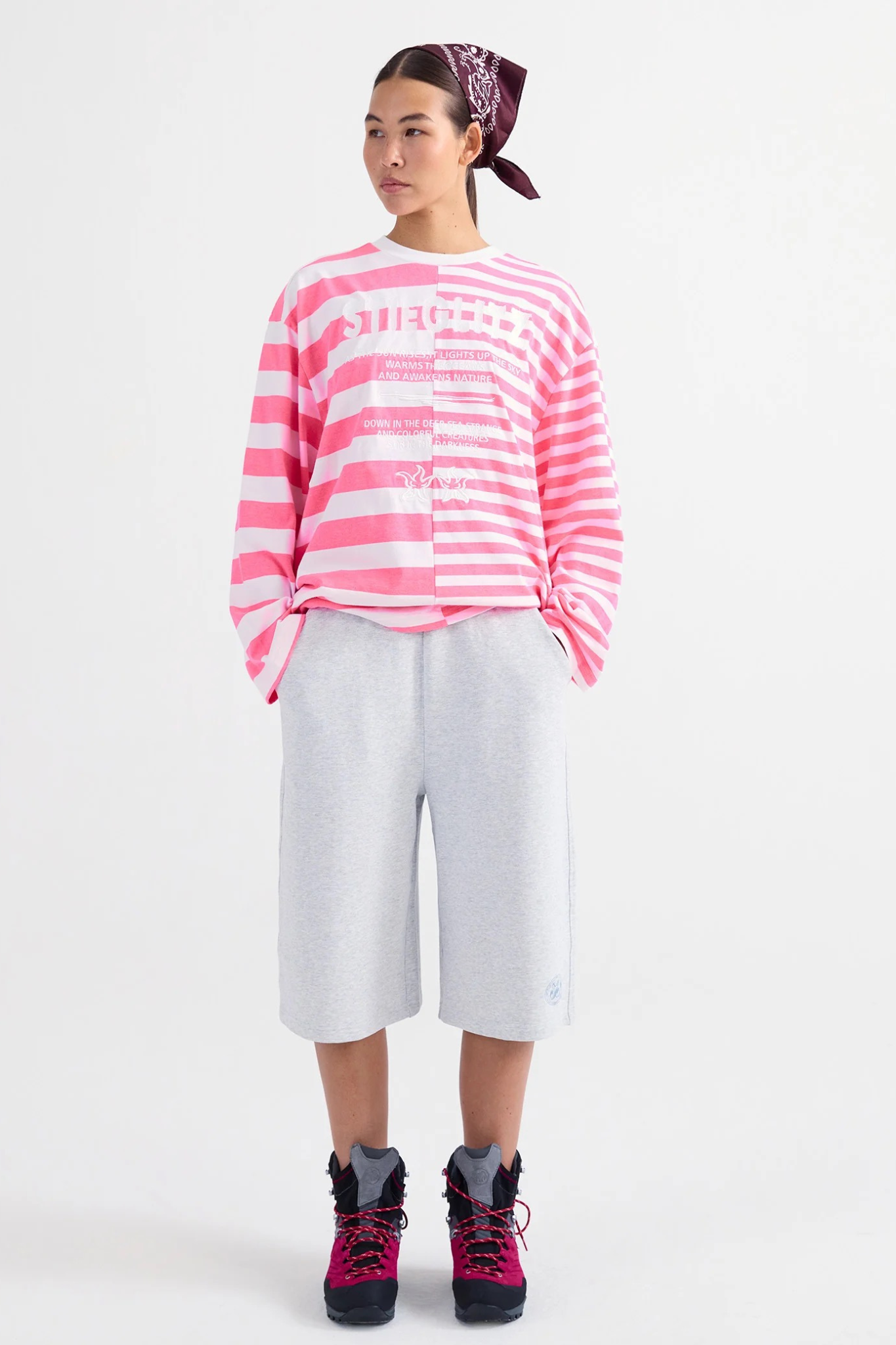 TACITO WIDE SKATE LONGSLEEVE - PINK
