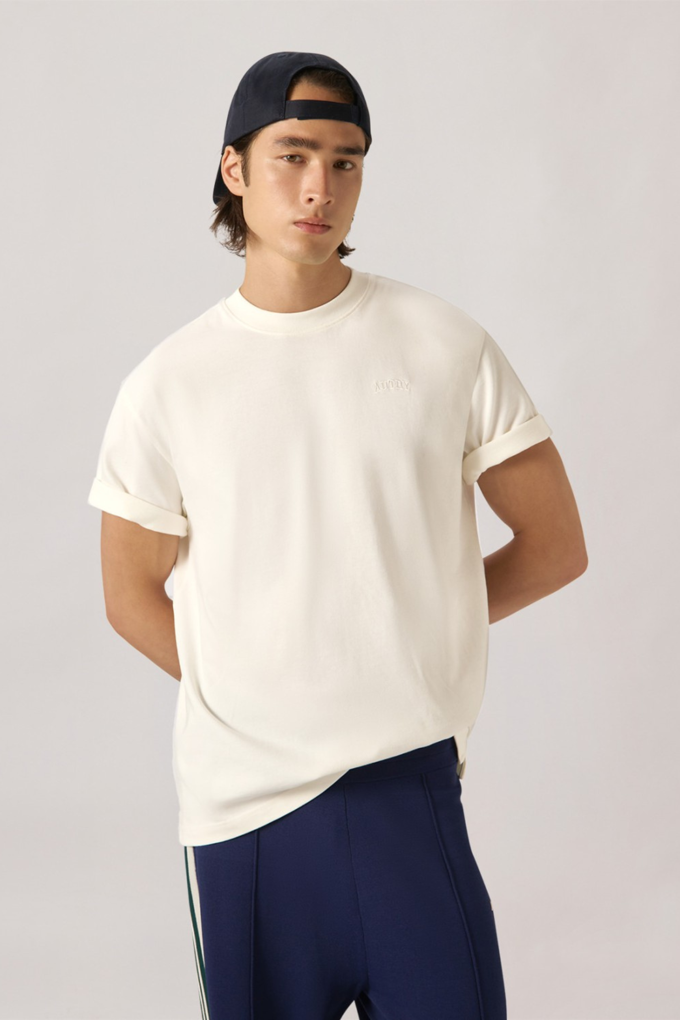 AUTRY MAIN UNISEX T-SHIRT - ALABASTER