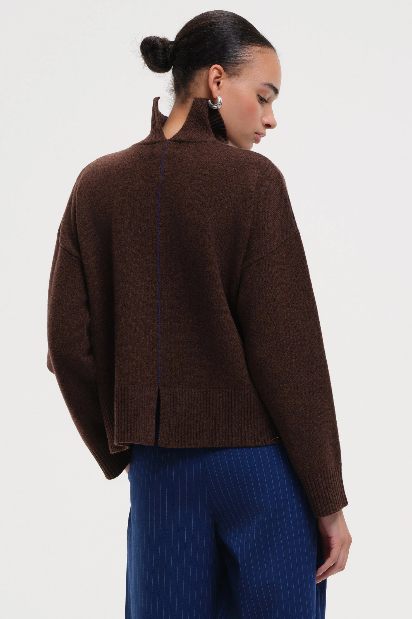 KOONING TURTLENECK KNITWEAR - BROWN