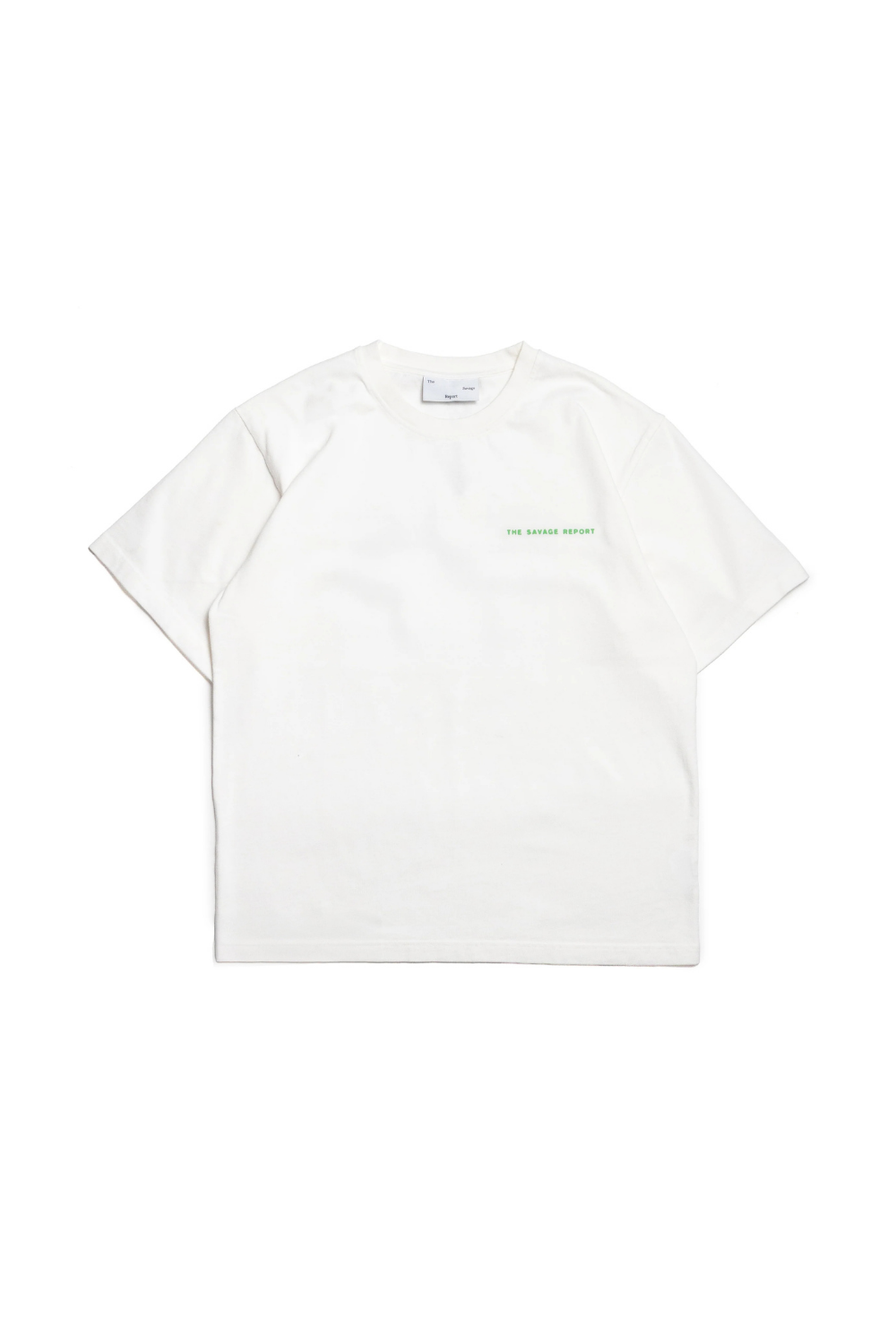 TSR OPTIC T-SHIRT - OFF WHITE/GREEN