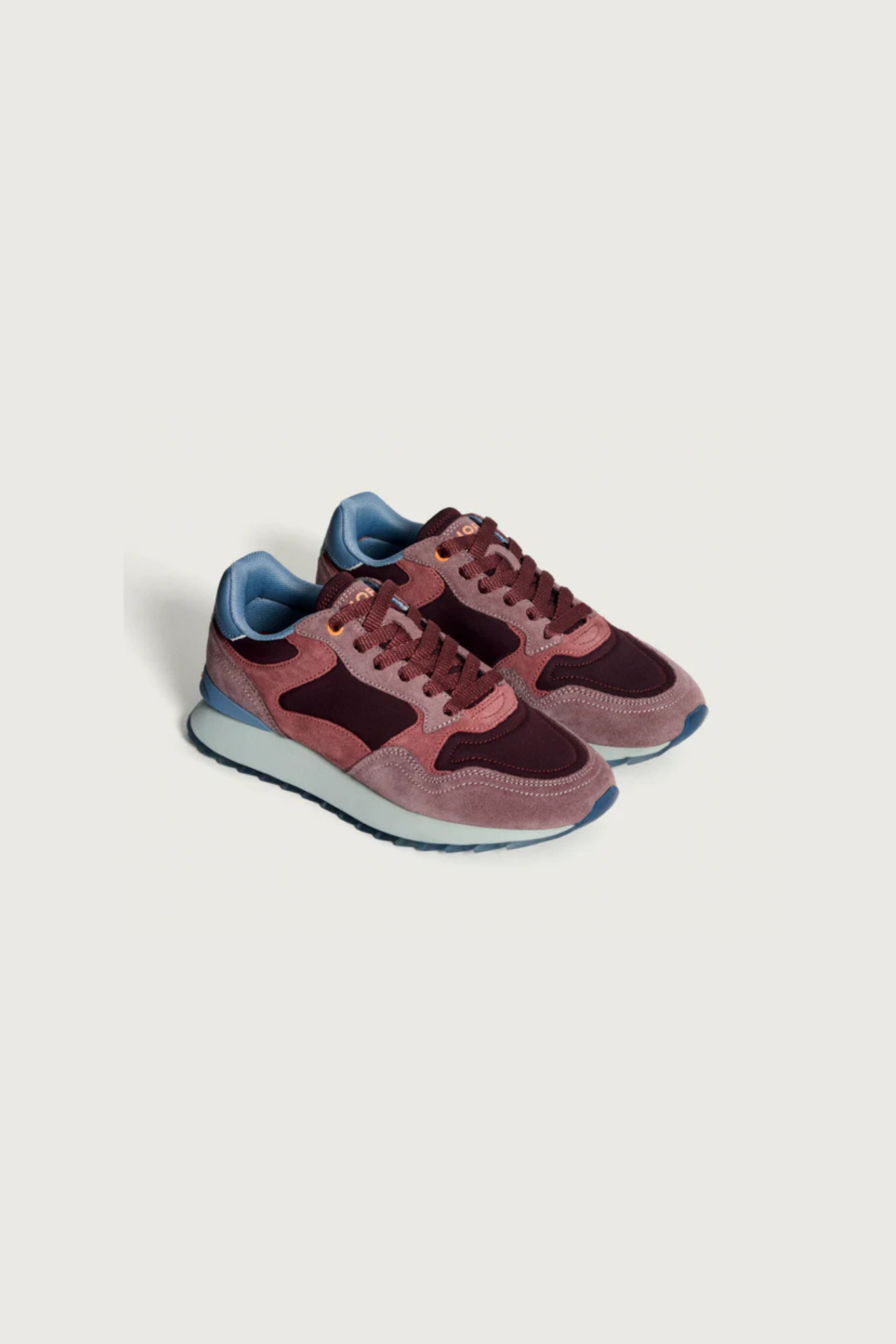 CITY COPENHAGEN WOMEN SNEAKERS -BURGUNDY/BLUE