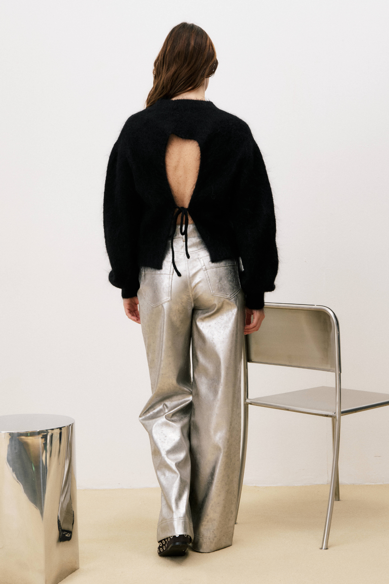 CRISTALLE PANTS - SILVER