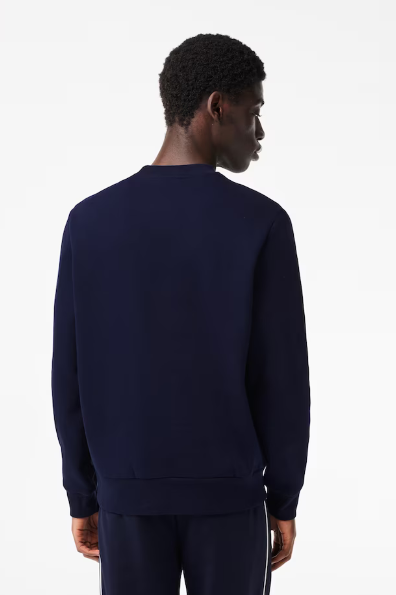 FLEECE CREWNECK SWEATSHIRT - NAVY BLUE