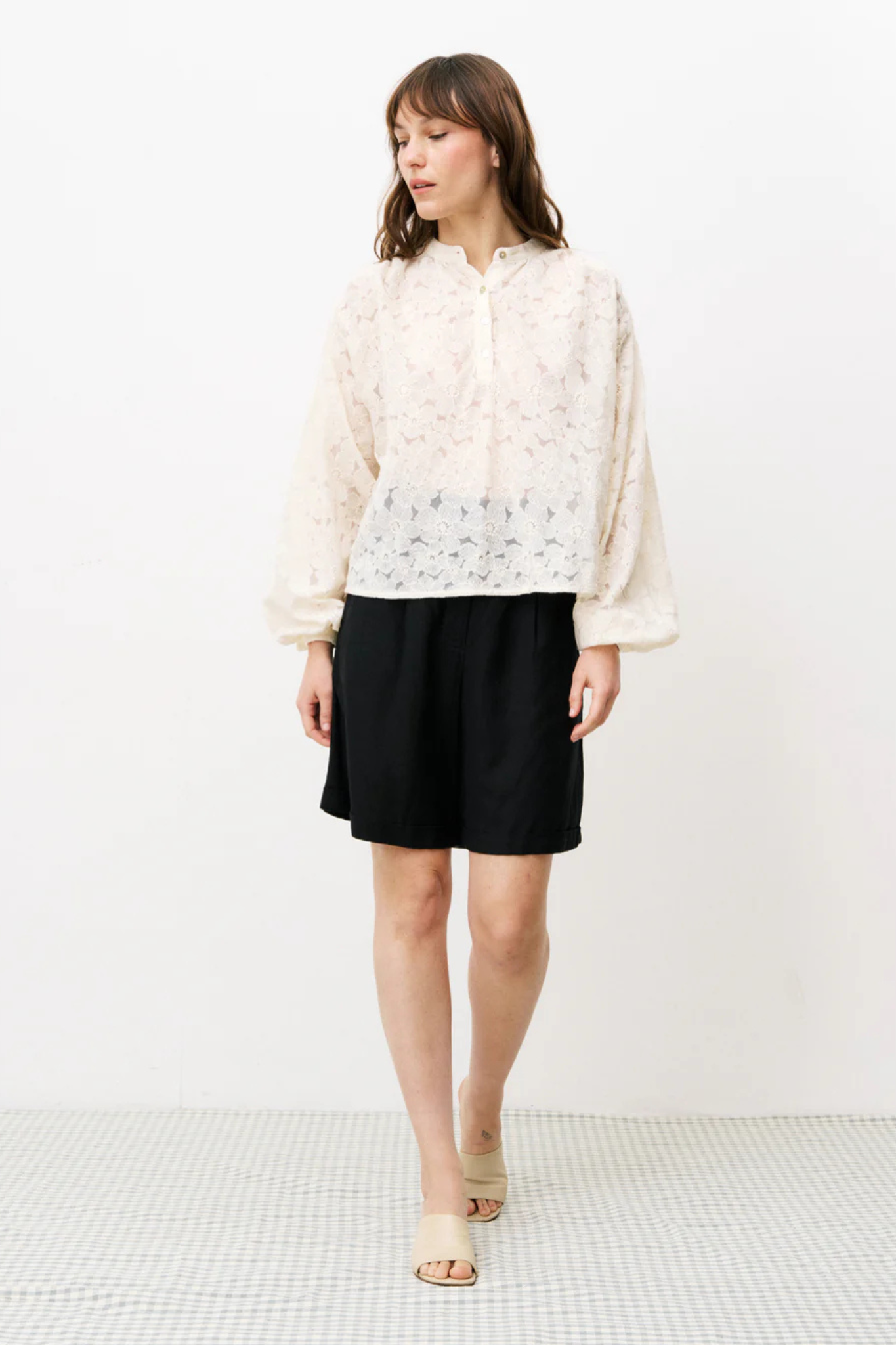 NORHEN BLOUSE - CREME