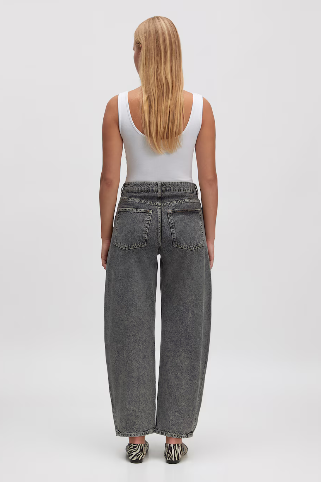 CAMILLA DENIM PANTS - GREY WASHED
