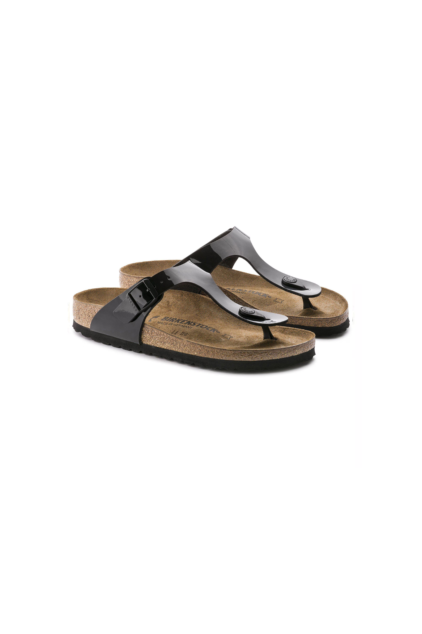 GIZEH BS WOMEN SANDALS - BLACK PANTENT