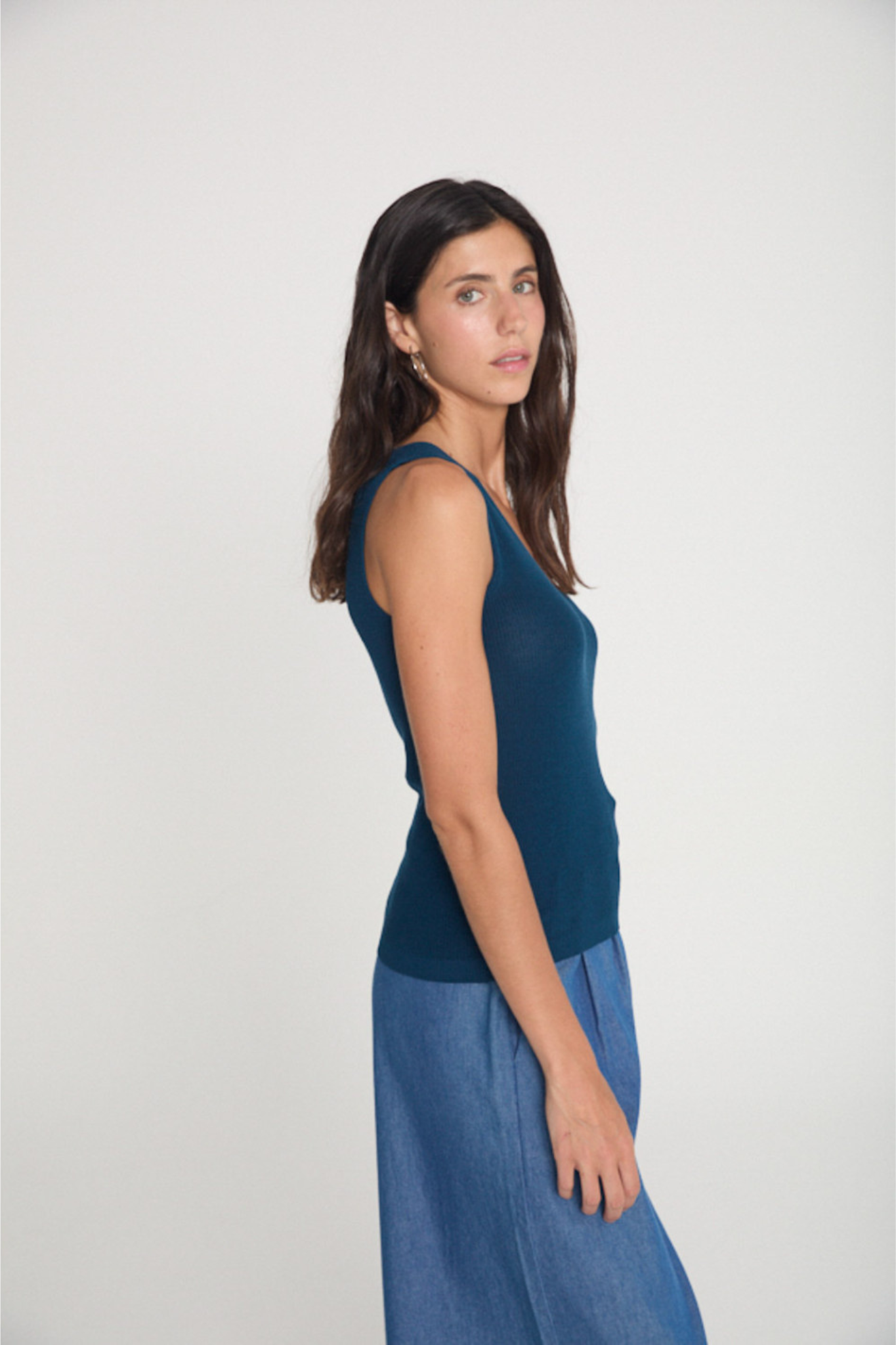 RUMENI TOP - NAVY