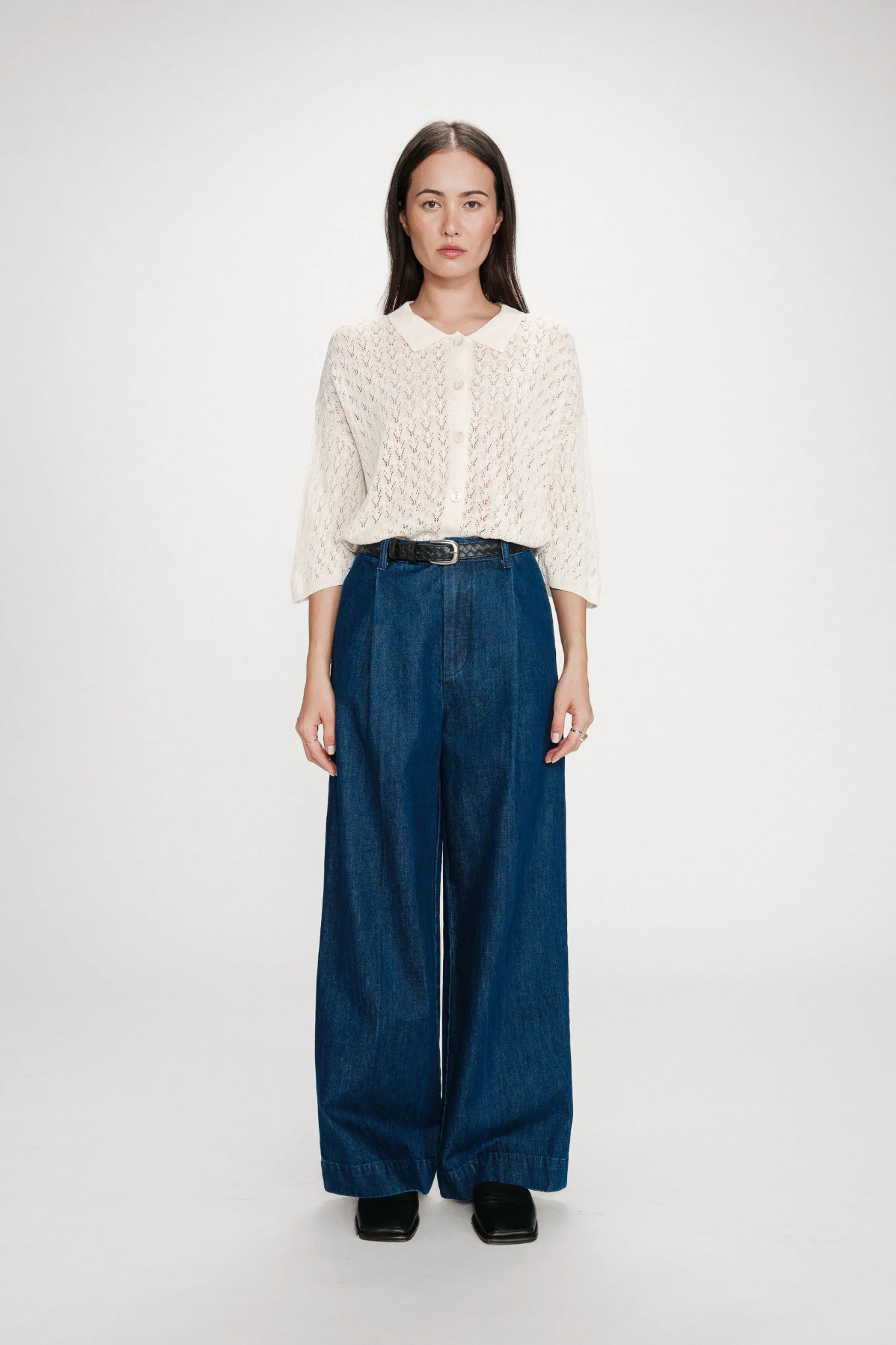 VIENNE PANTS - MEDIUM BLUE