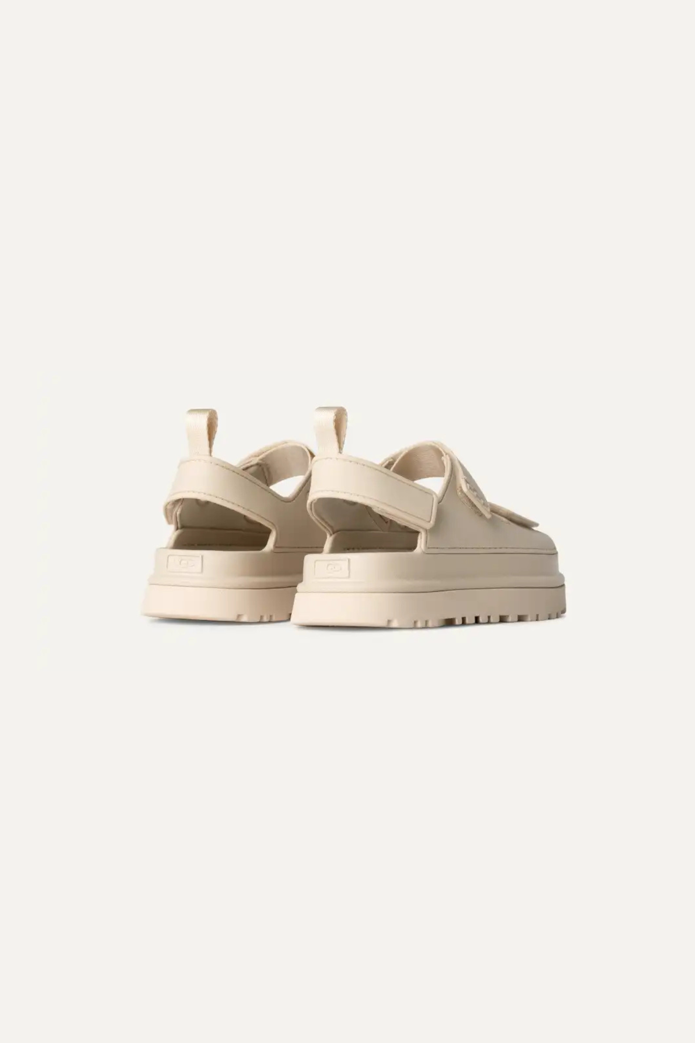 UGG women goldenglow in sea salt. Back view