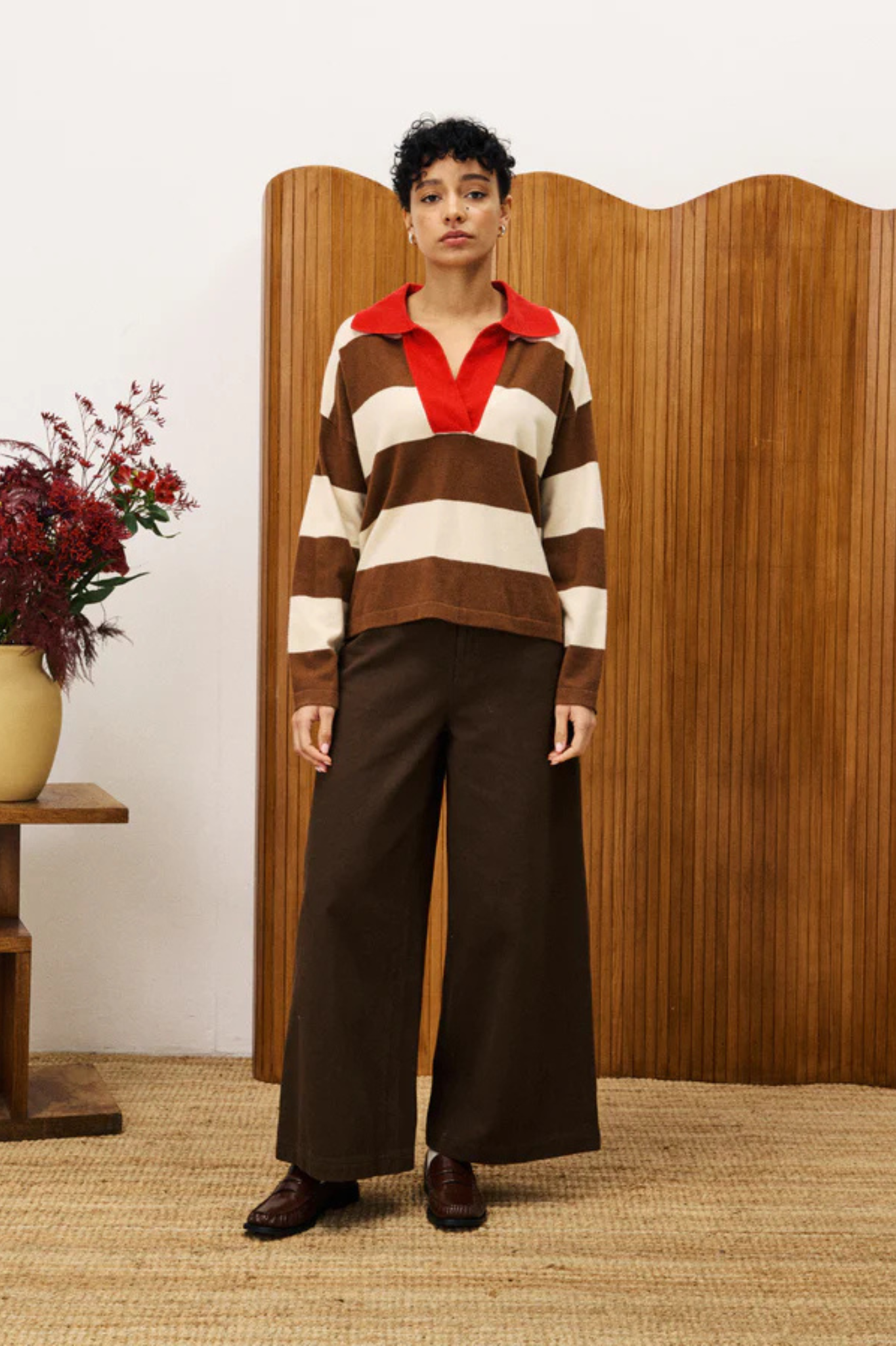 COLCHIQUE PULLOVER - ICE BROWN