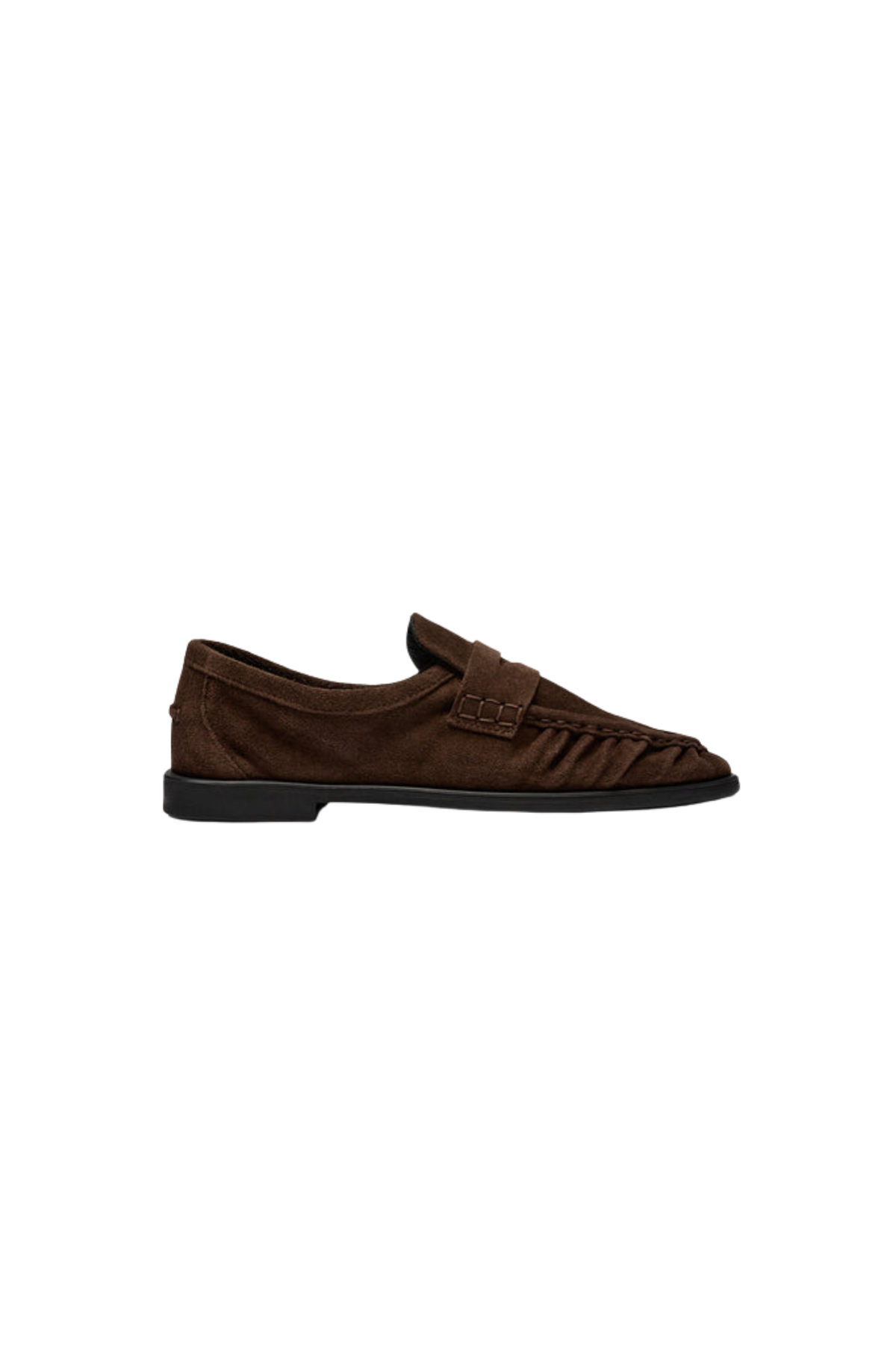 ELMIRA SUEDE SHOES - BROWN SUEDE