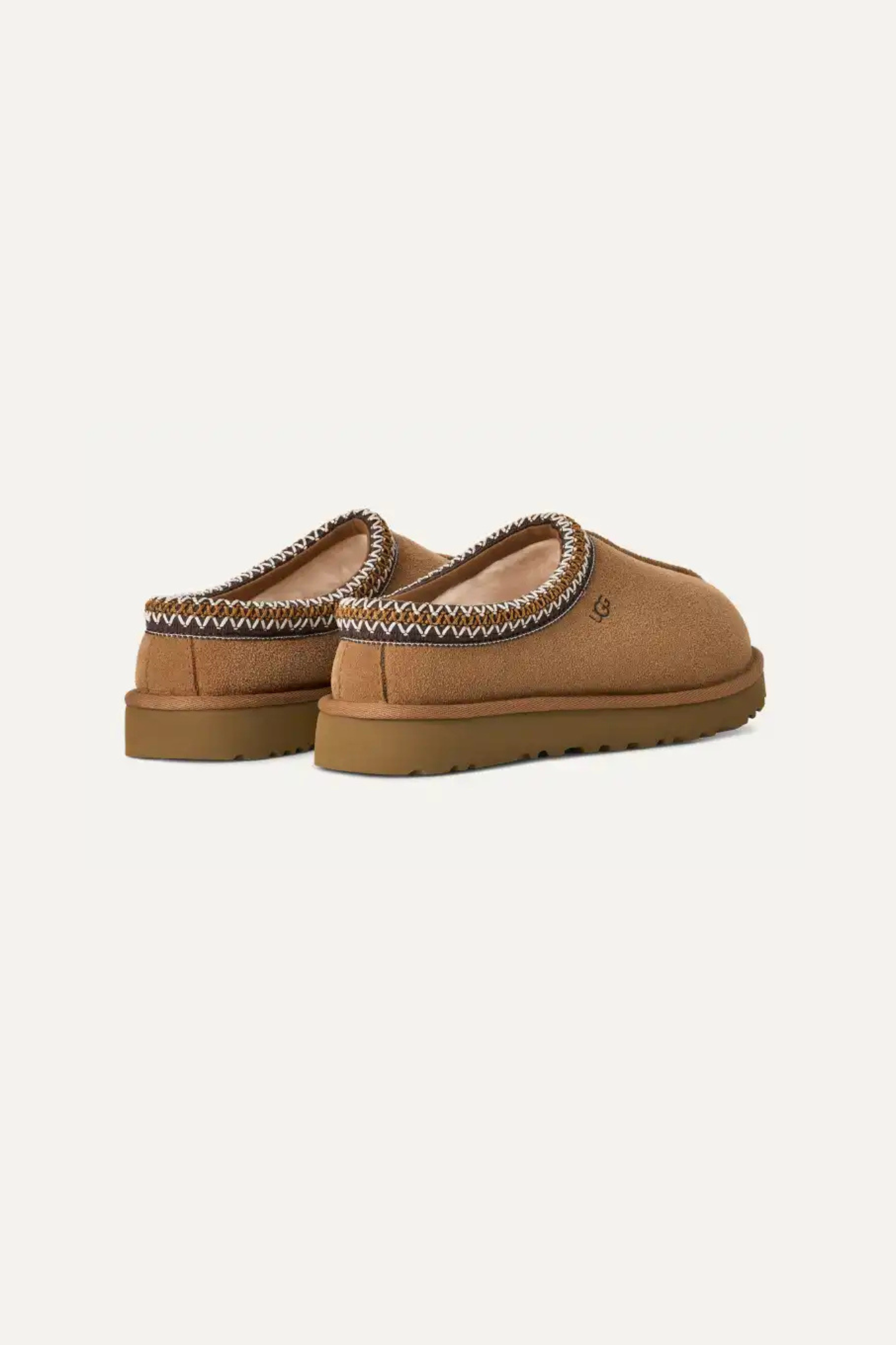 UGG woman tasman in chestnut. Back view