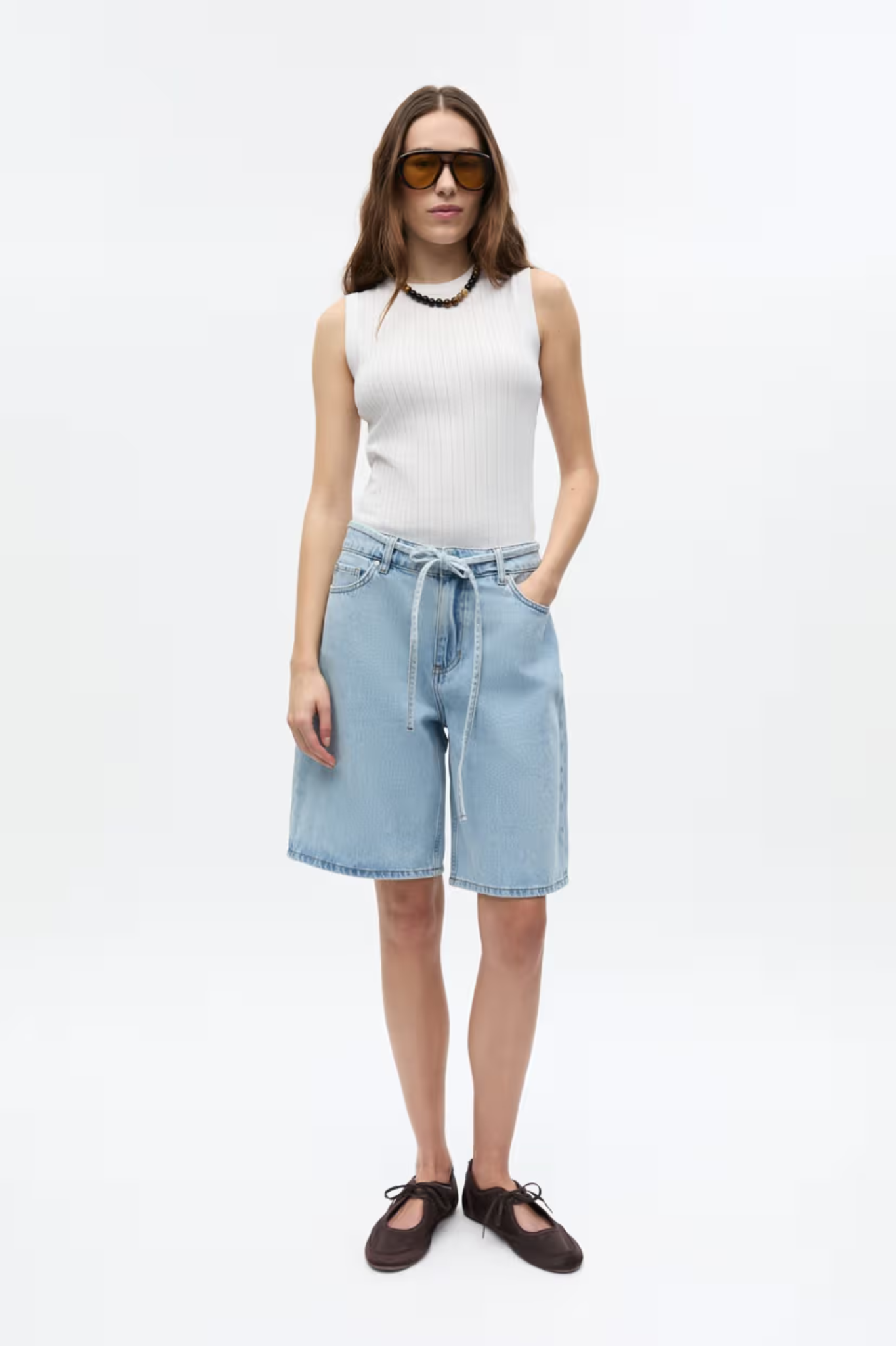 BROOKLYN SHORTS - MID LIGHT BLUE