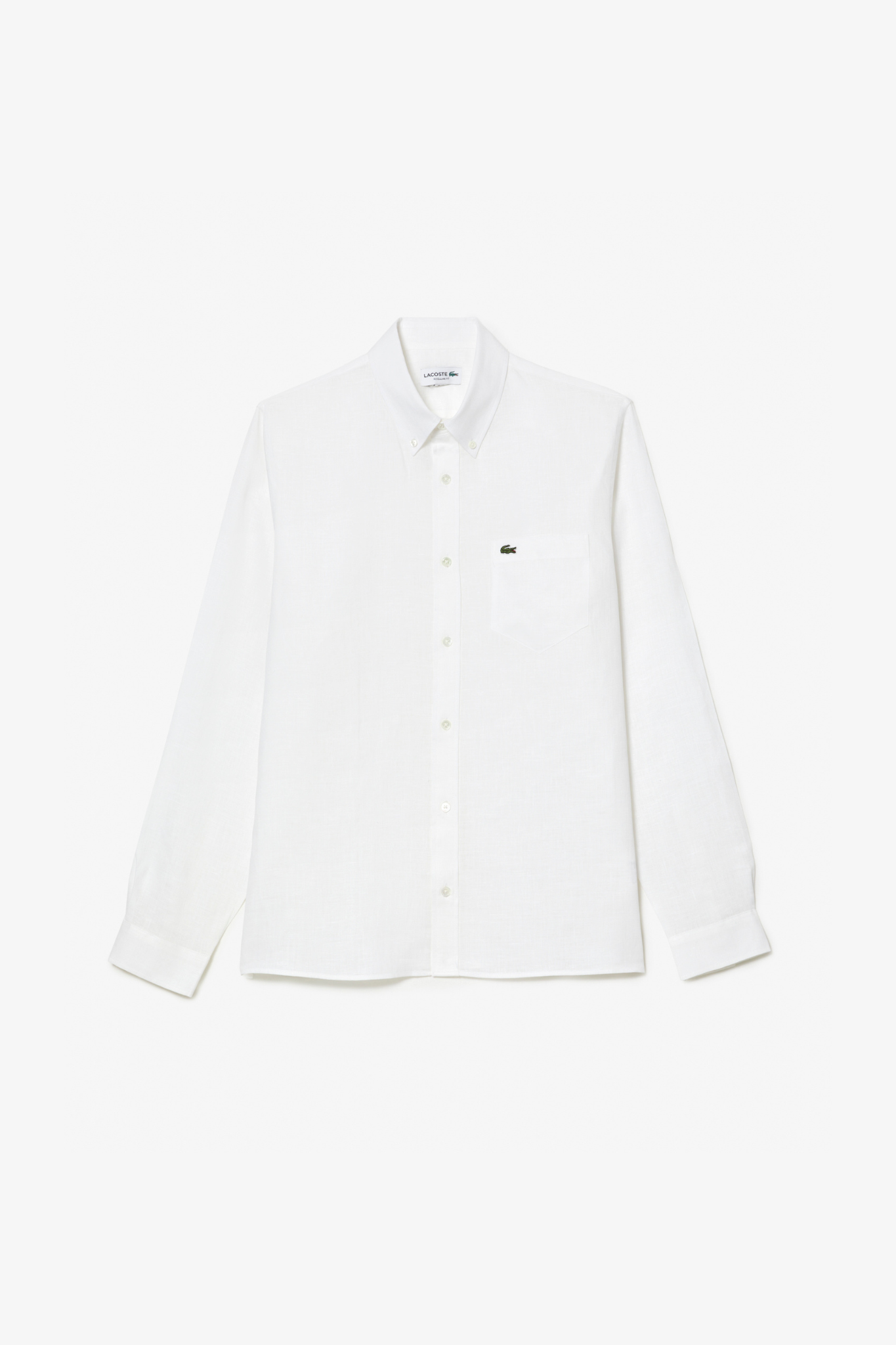 CH5692 L/S WOVEN SHIRT - WHITE