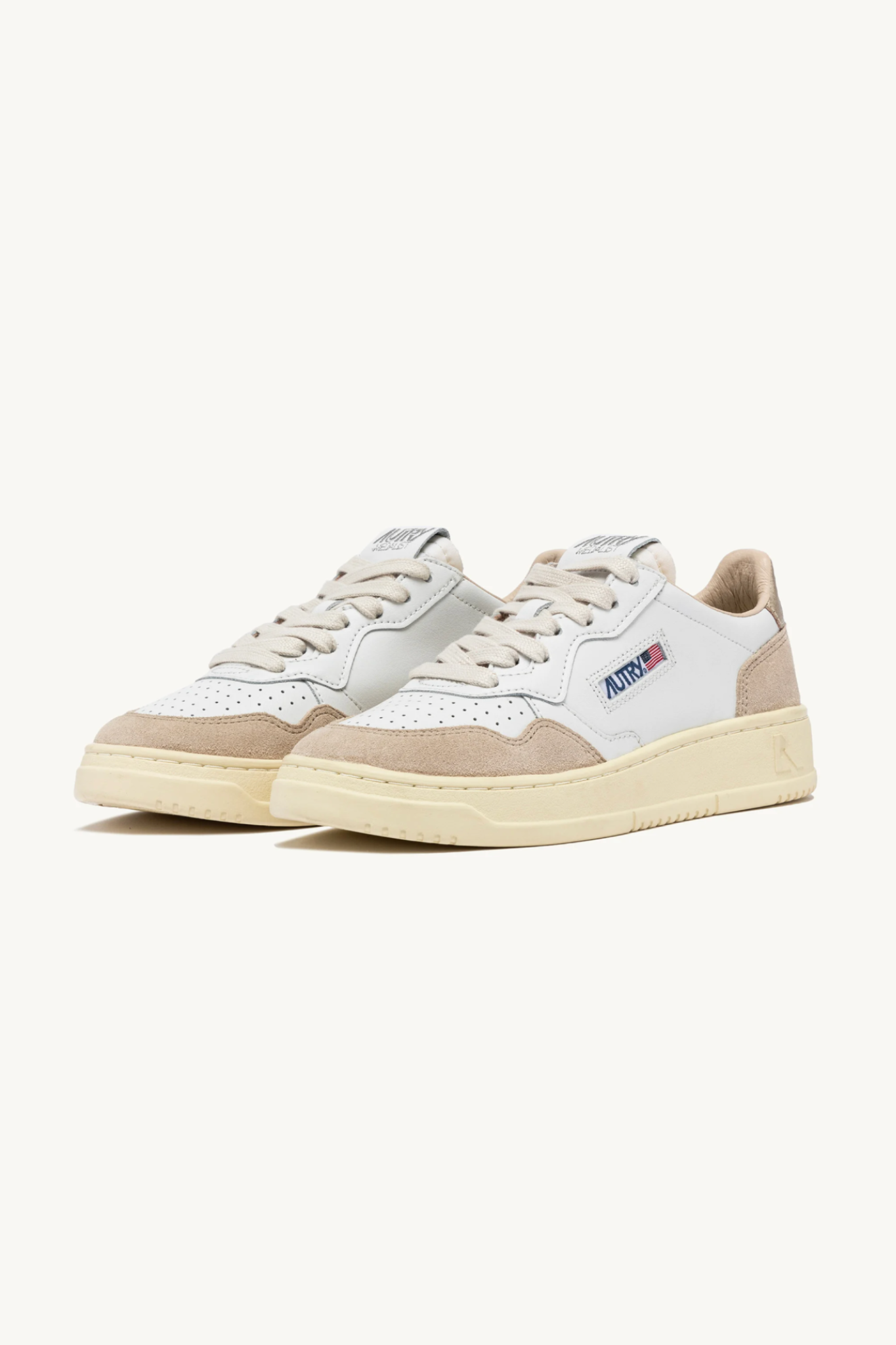 AULWLS75 - MEDALIST LOW SNEAKER WOMEN - WHT/GOLD