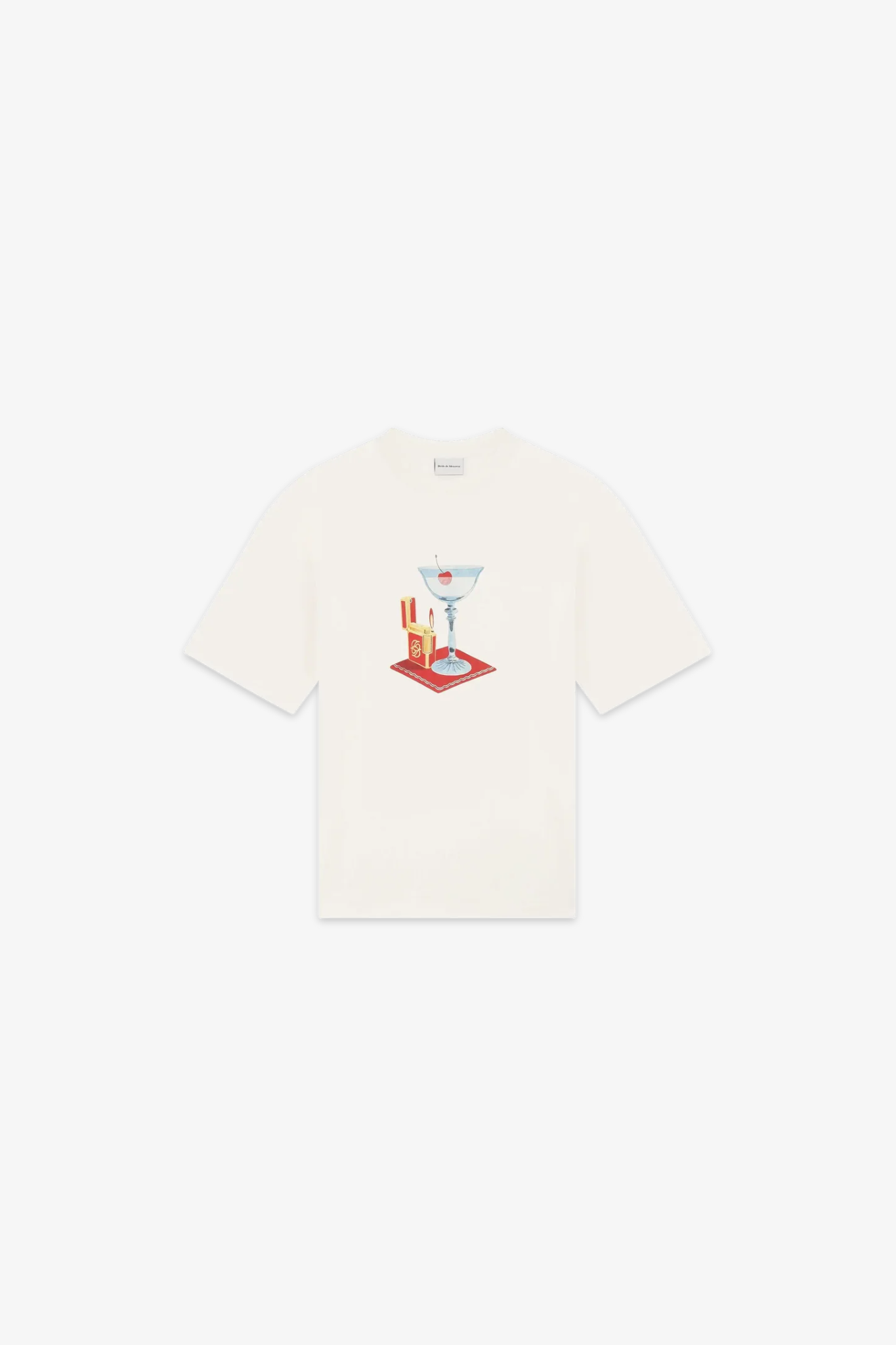 T-SHIRT COCKTAIL - OFF WHITE