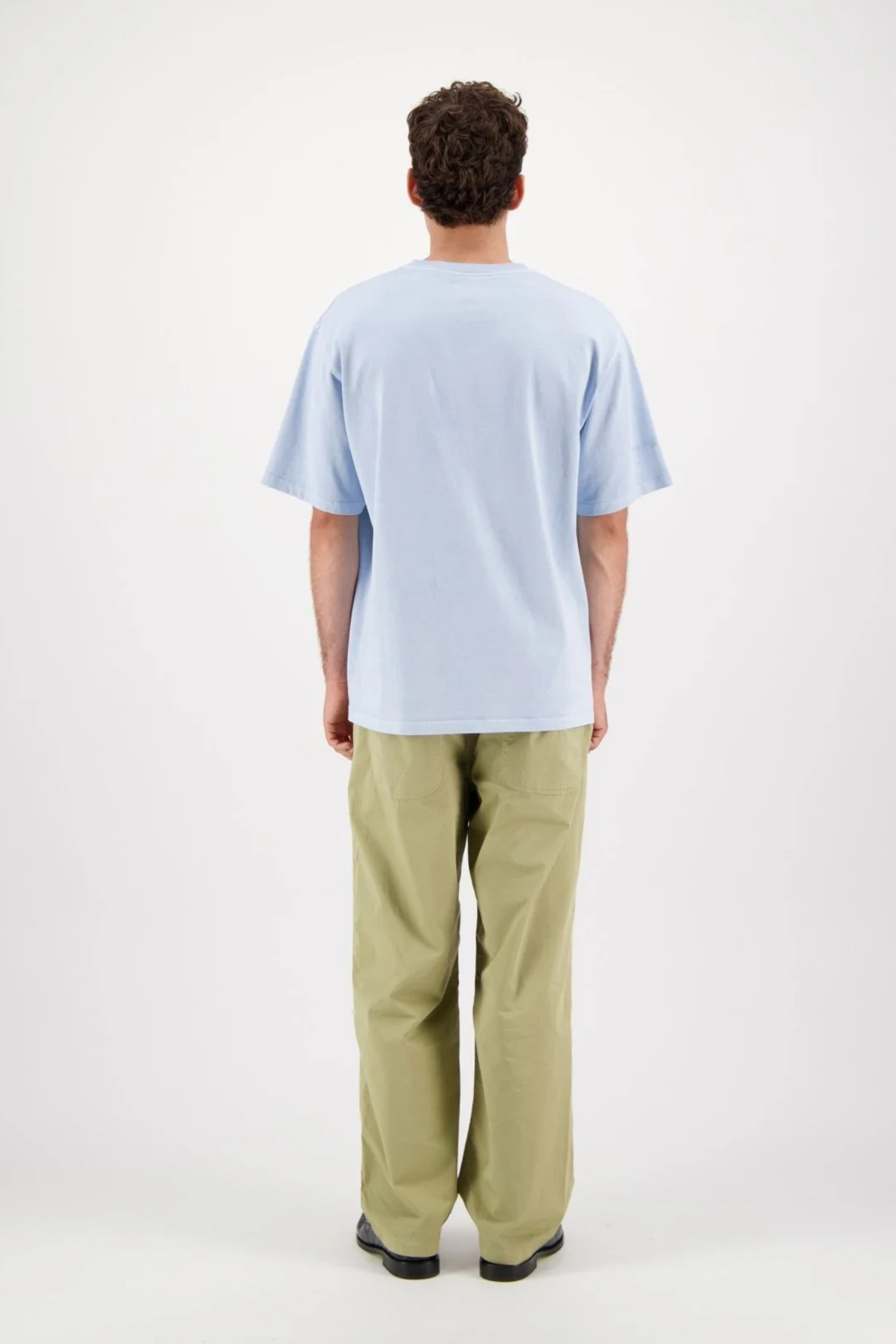 STONEWASHED T-SHIRT - LIGHT BLUE