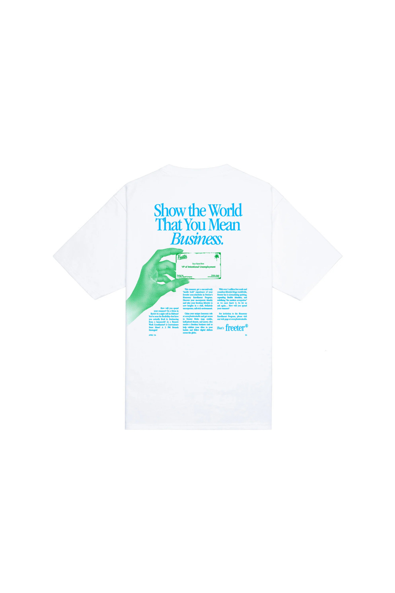 BUSINESS T-SHIRT - WHITE