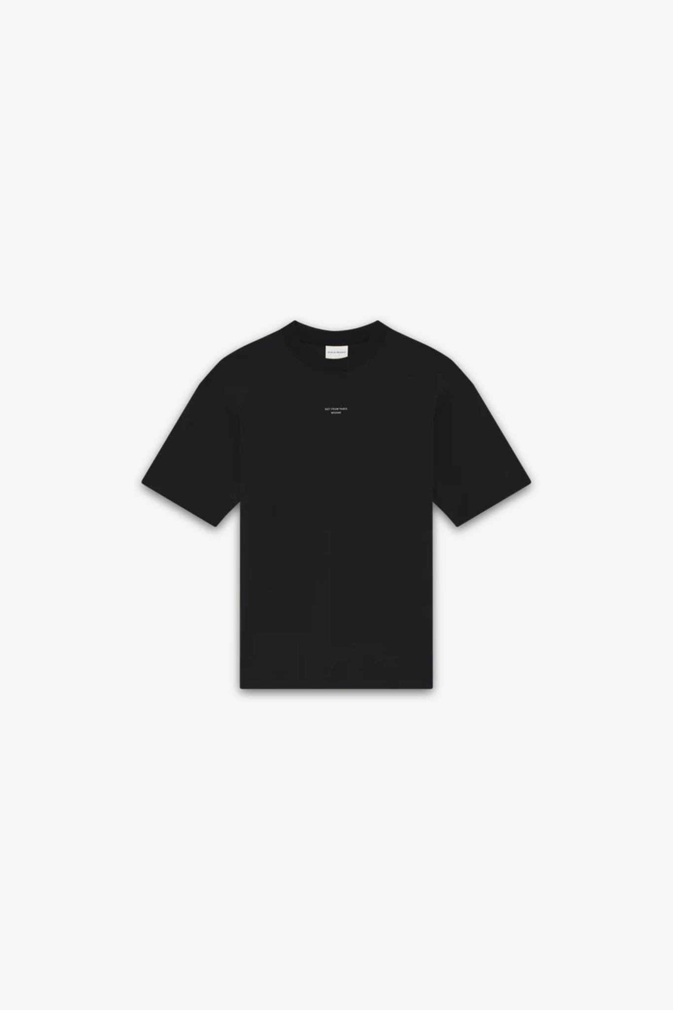 LE T-SHIRT SLOGAN CLASSIQUE - BLACK