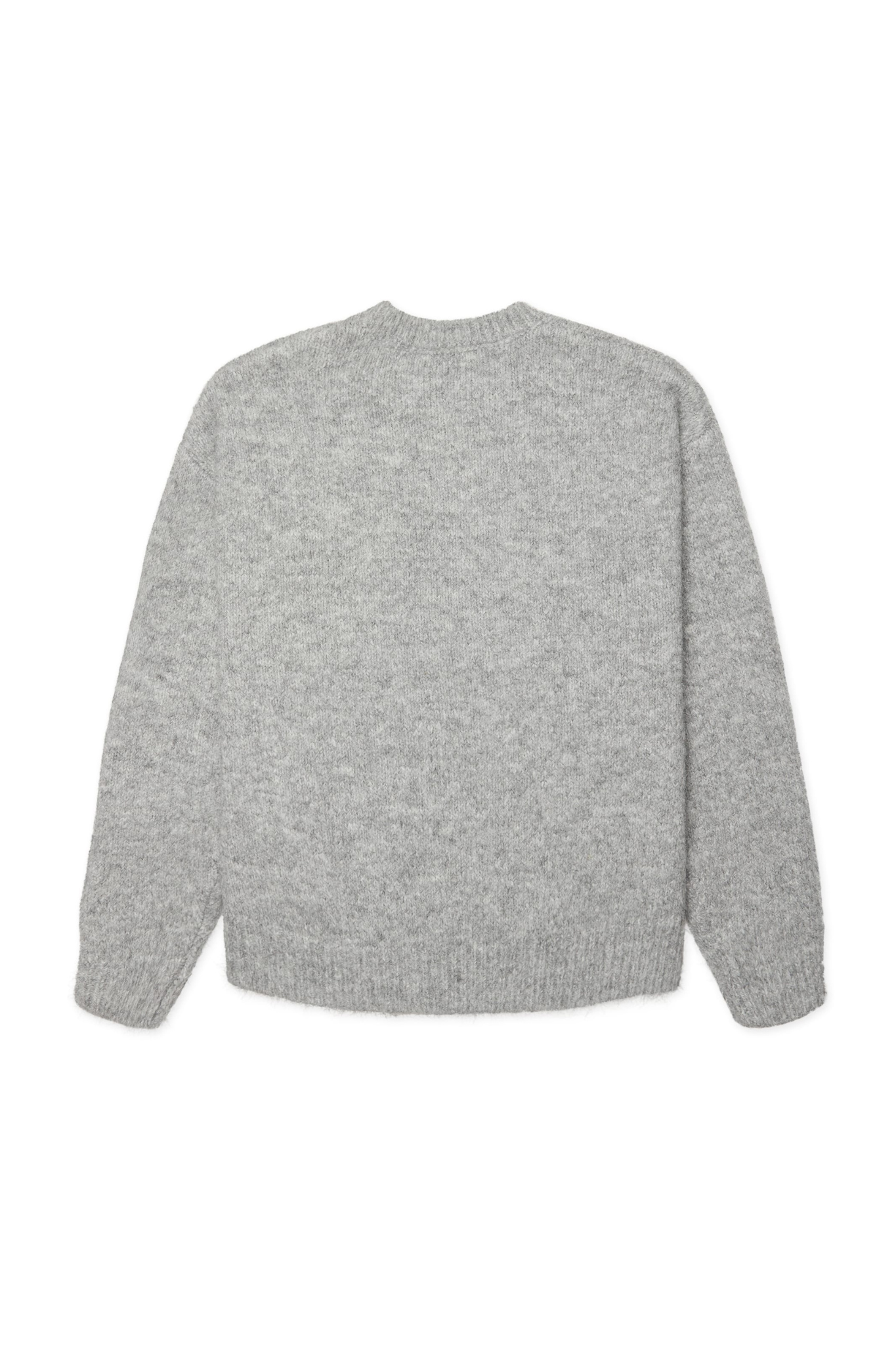 KURT MOHAIRY CREWNECK - DARK GREY MELANGE