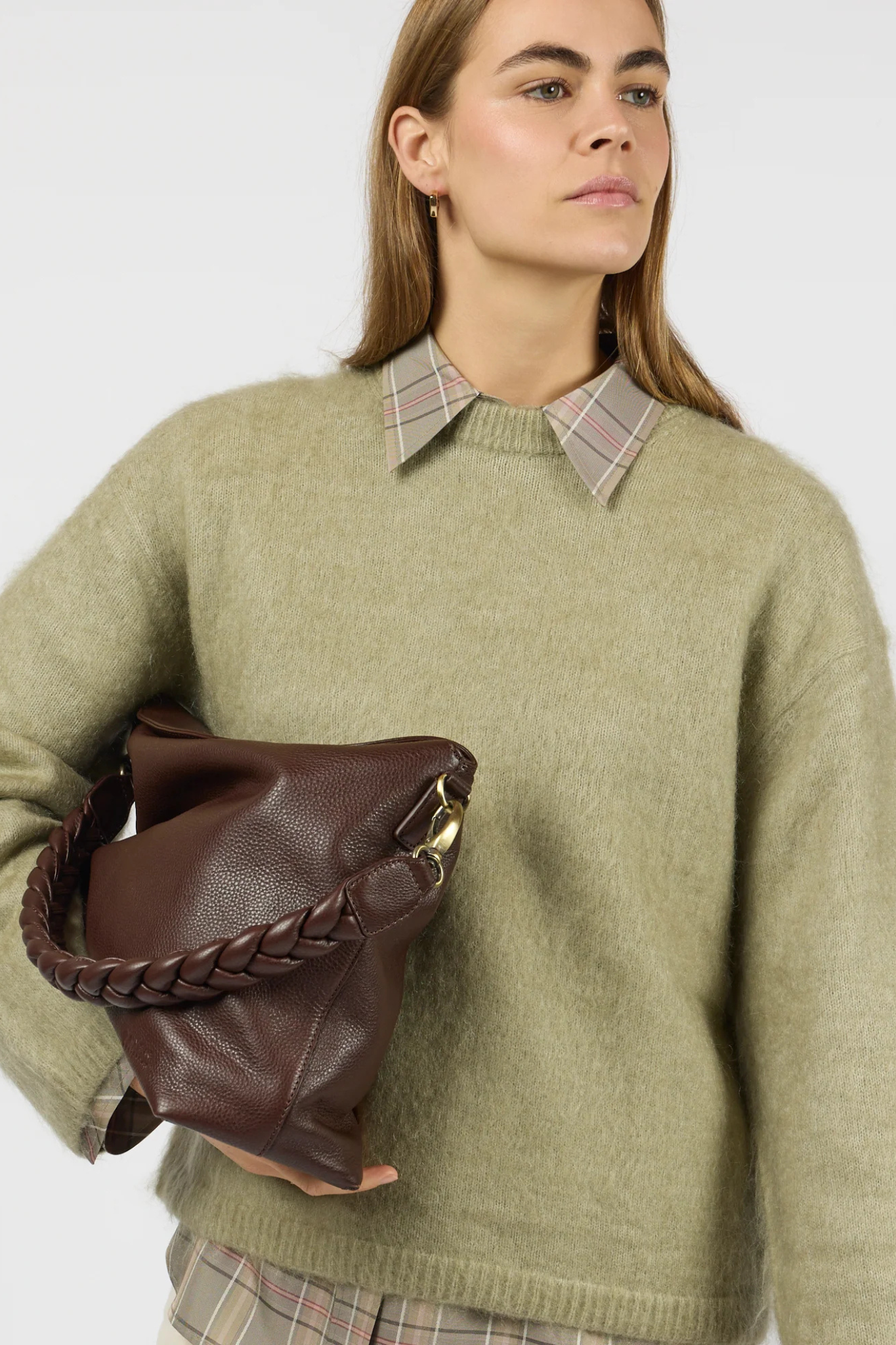 SIENNA - CHOCOLATE SOFT GRAIN LEATHER CHOCOLATE