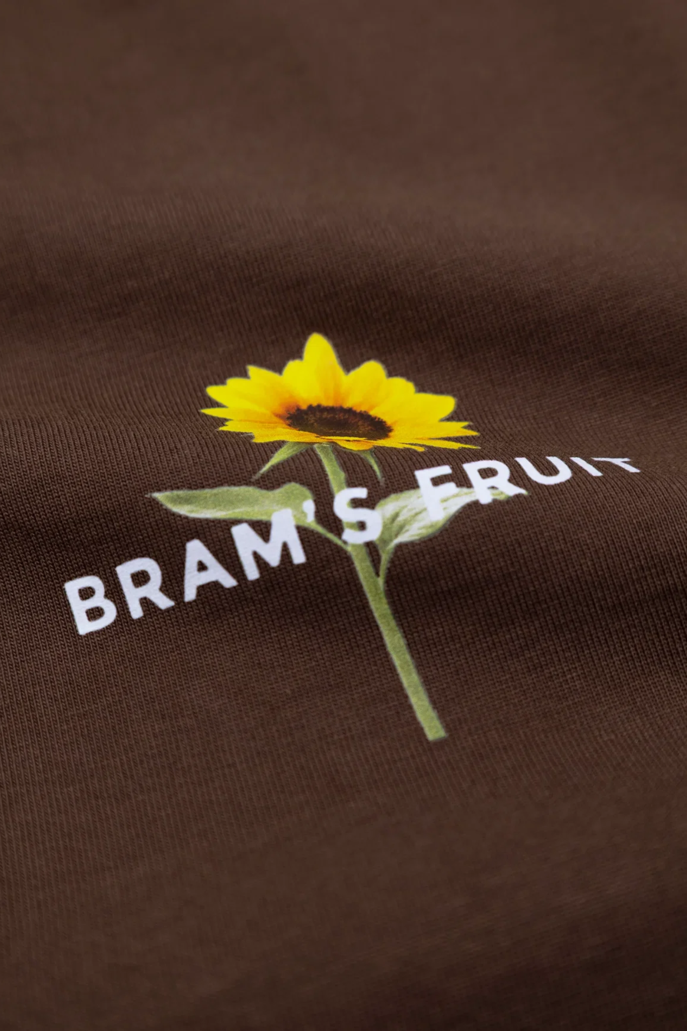 SUNFLOWER LONGSLEEVE T-SHIRT - BROWN