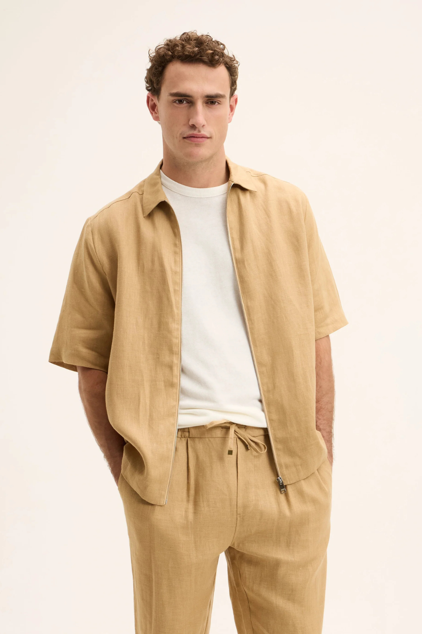 SOTO SHIRT - BEIGE BROWN