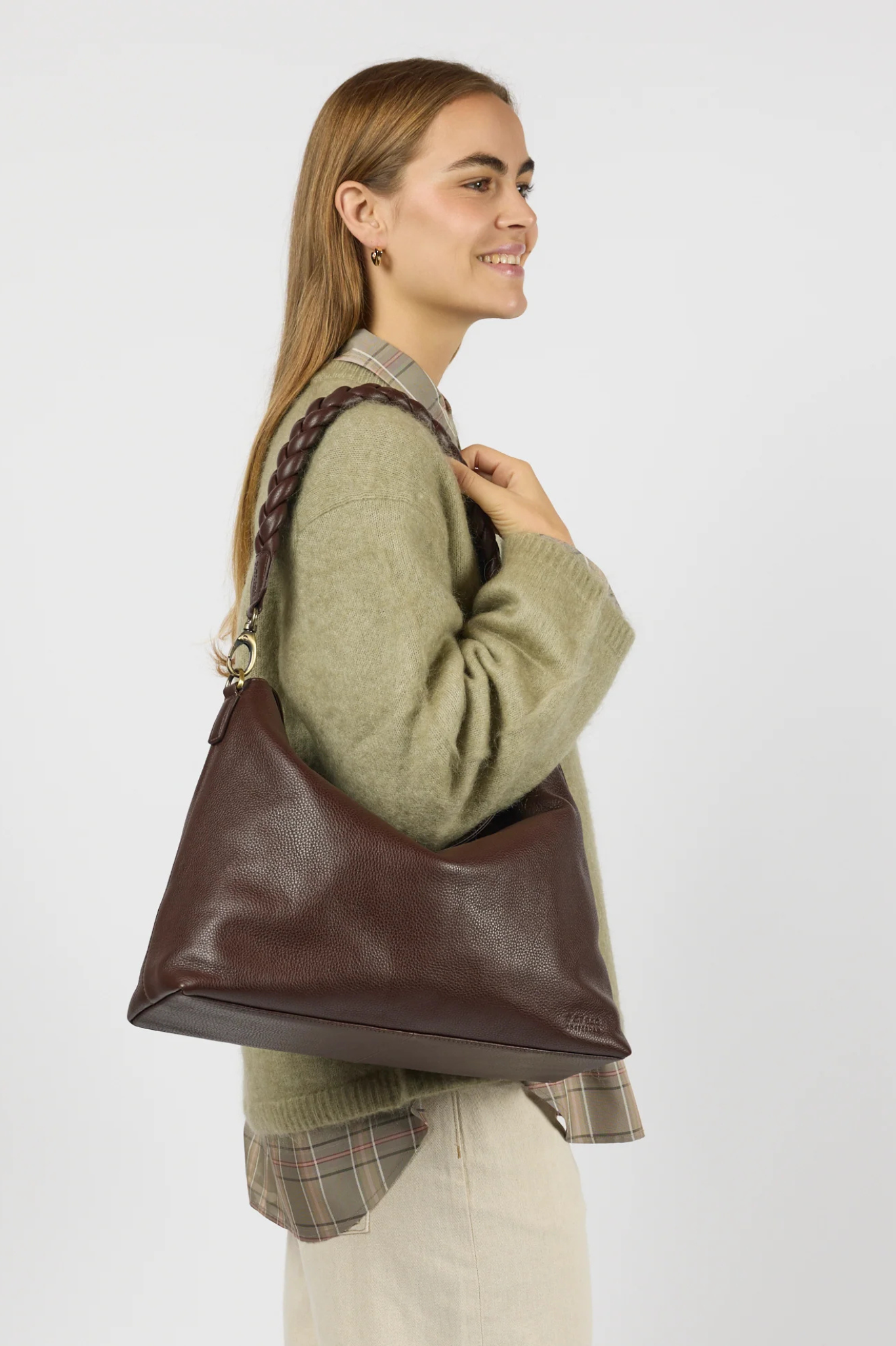 SIENNA - CHOCOLATE SOFT GRAIN LEATHER CHOCOLATE