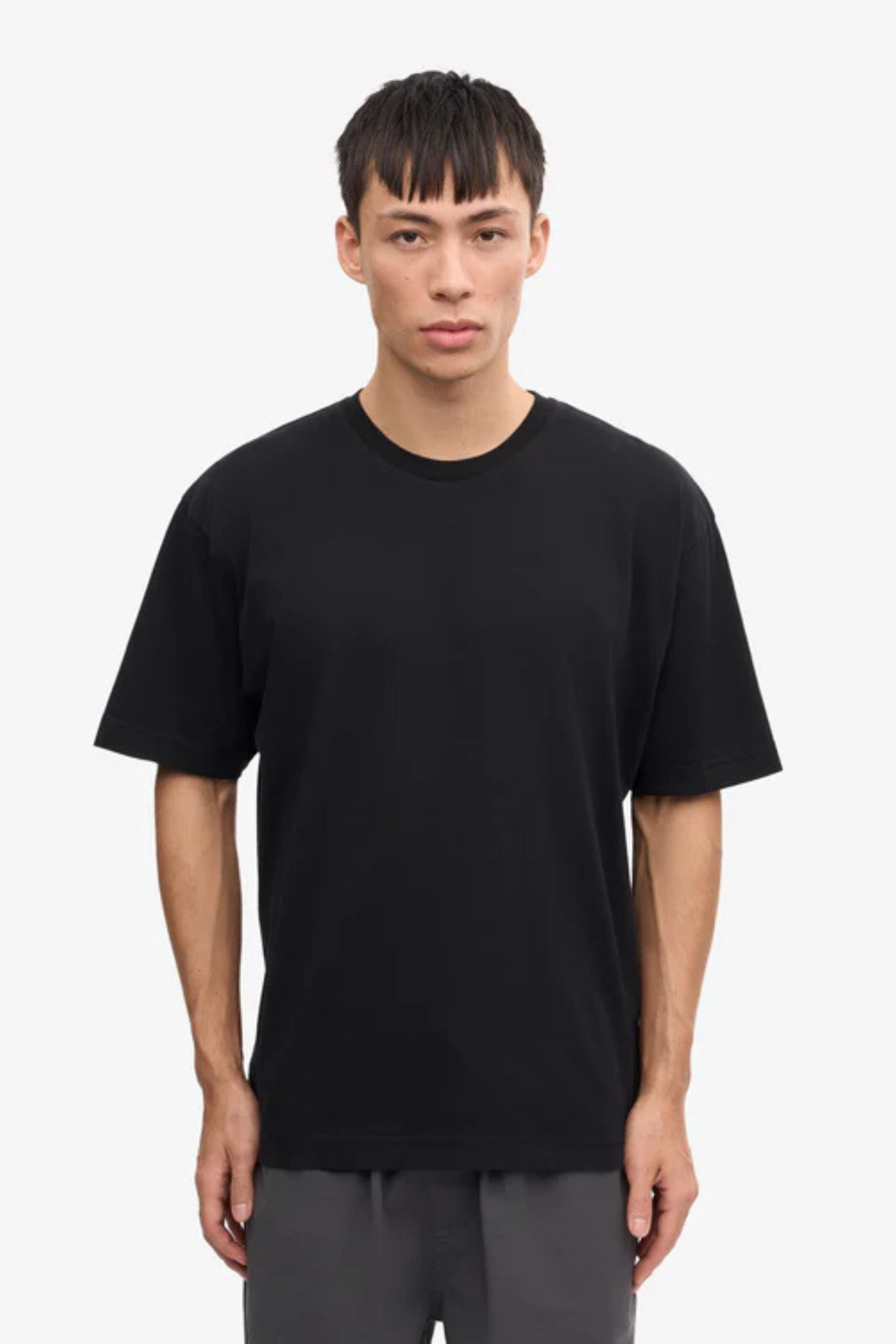 OVERSIZED ORGANIC T-SHIRT - DEEP BLACK